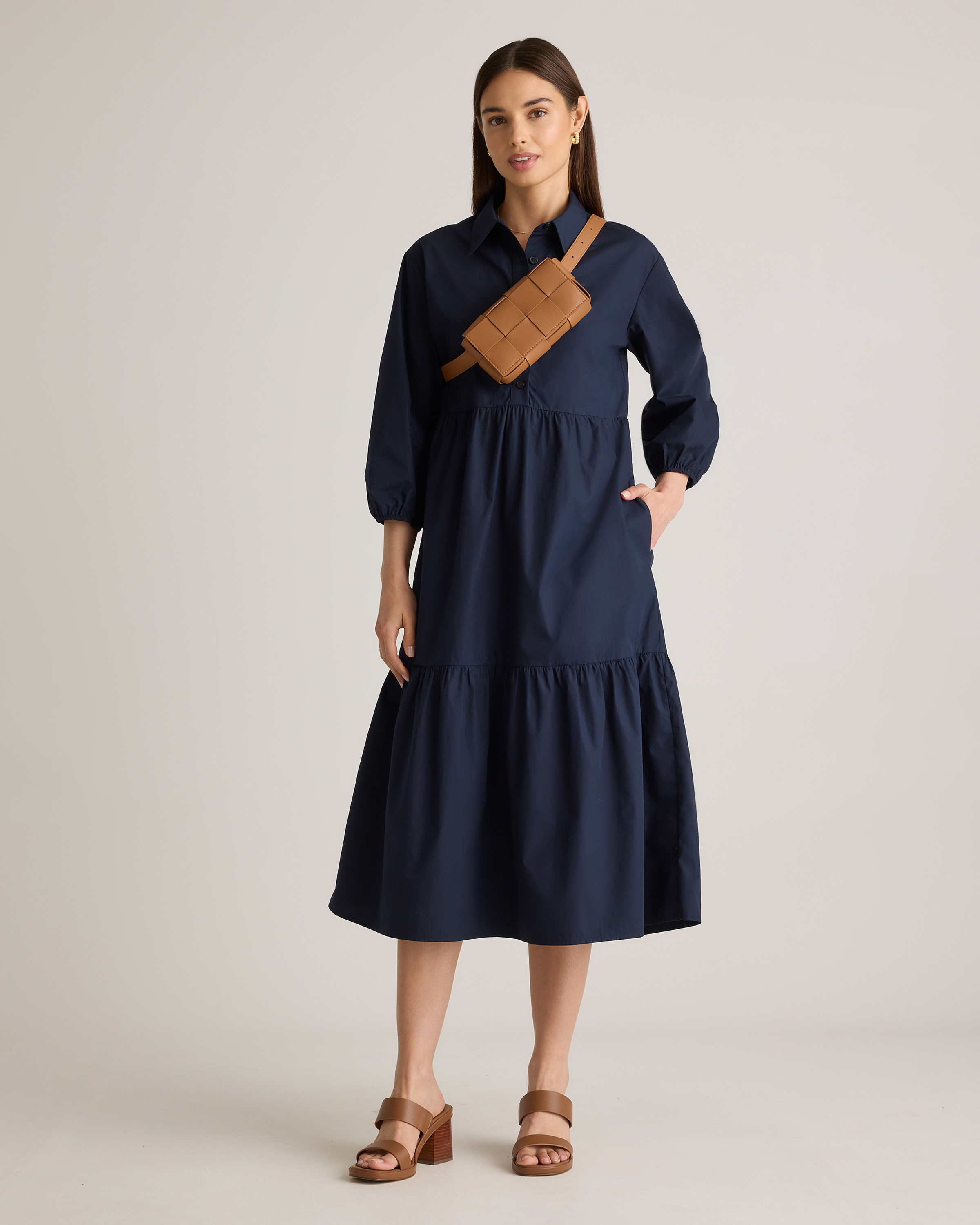 Italian Leather Handwoven Box Belt Bag — Image 11