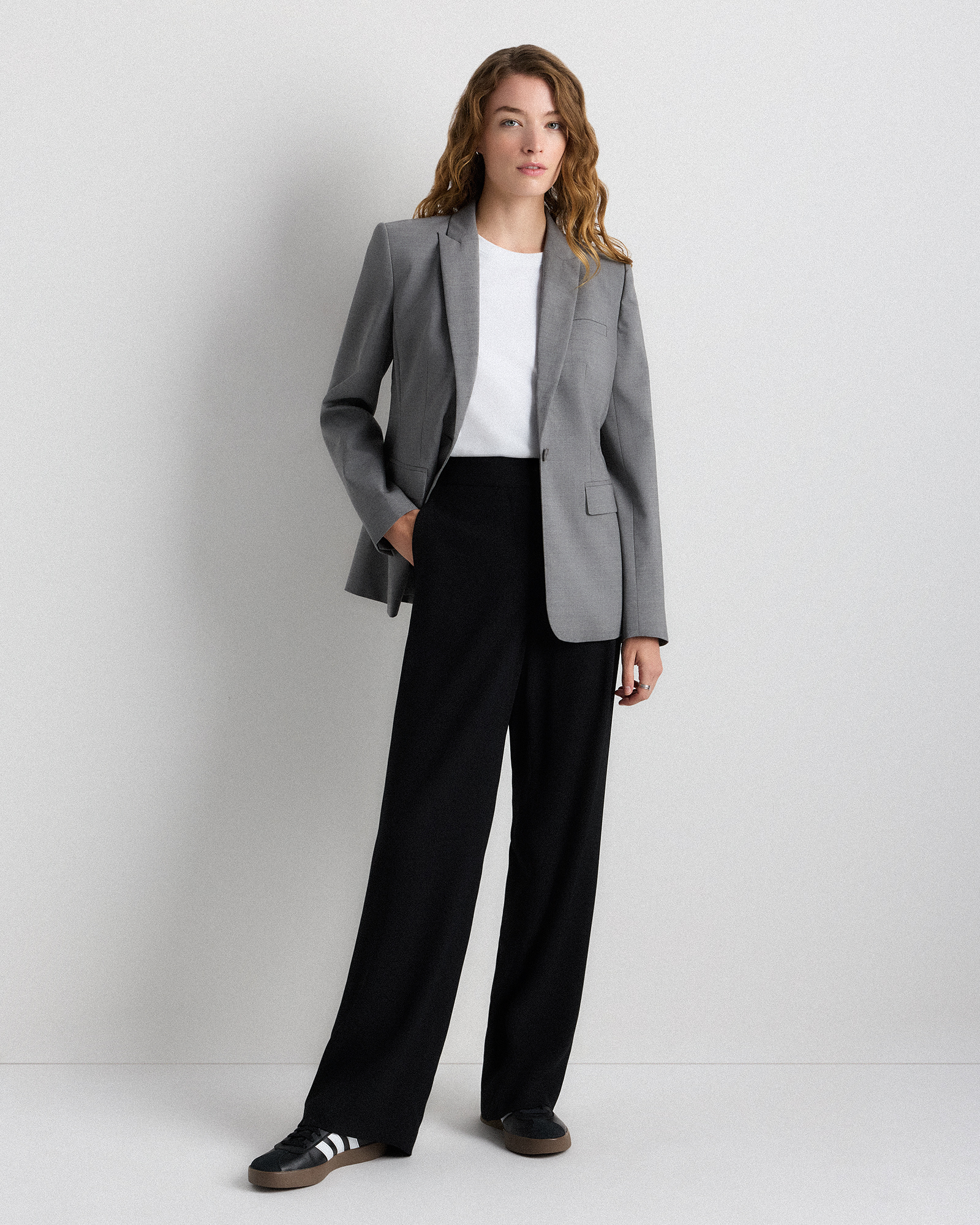 Italian Wool Long Blazer — Image 18