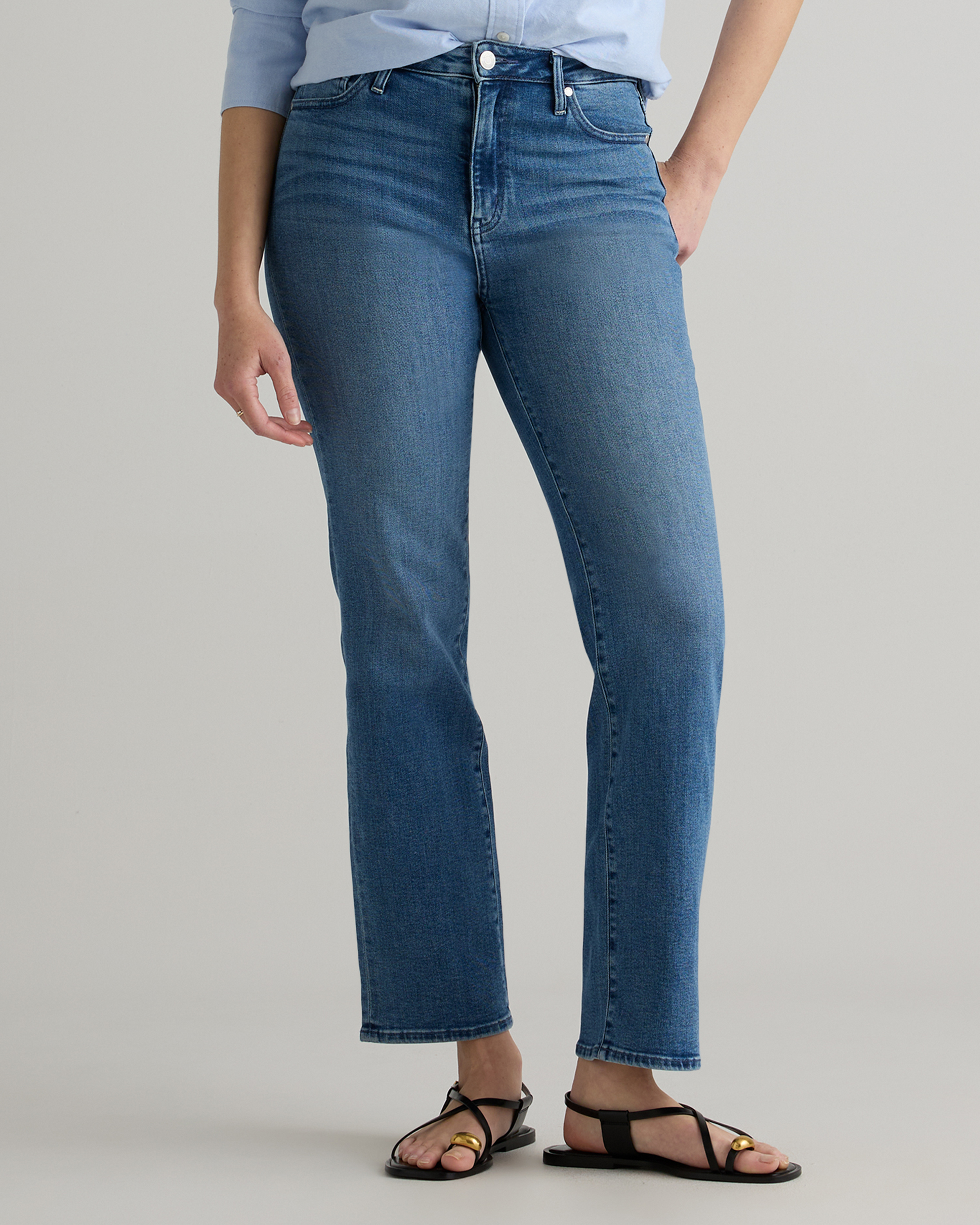 Bella Stretch Straight Jeans — Image 60
