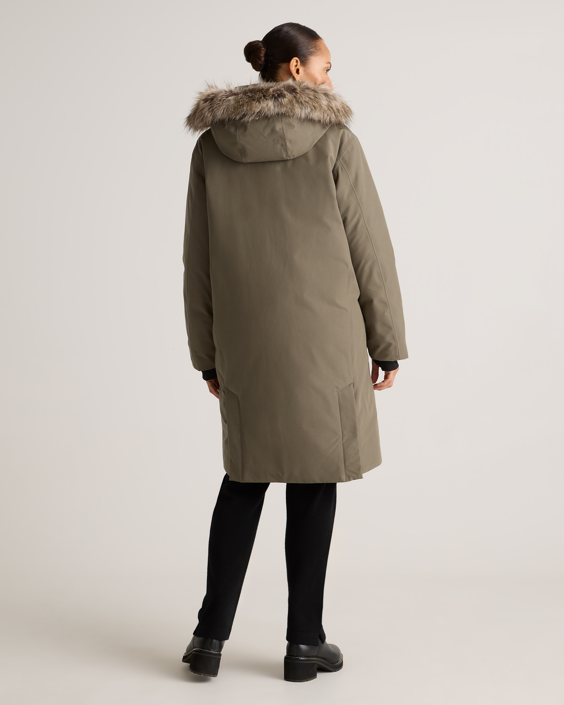 Responsible Down Hooded Long Parka — Image 43