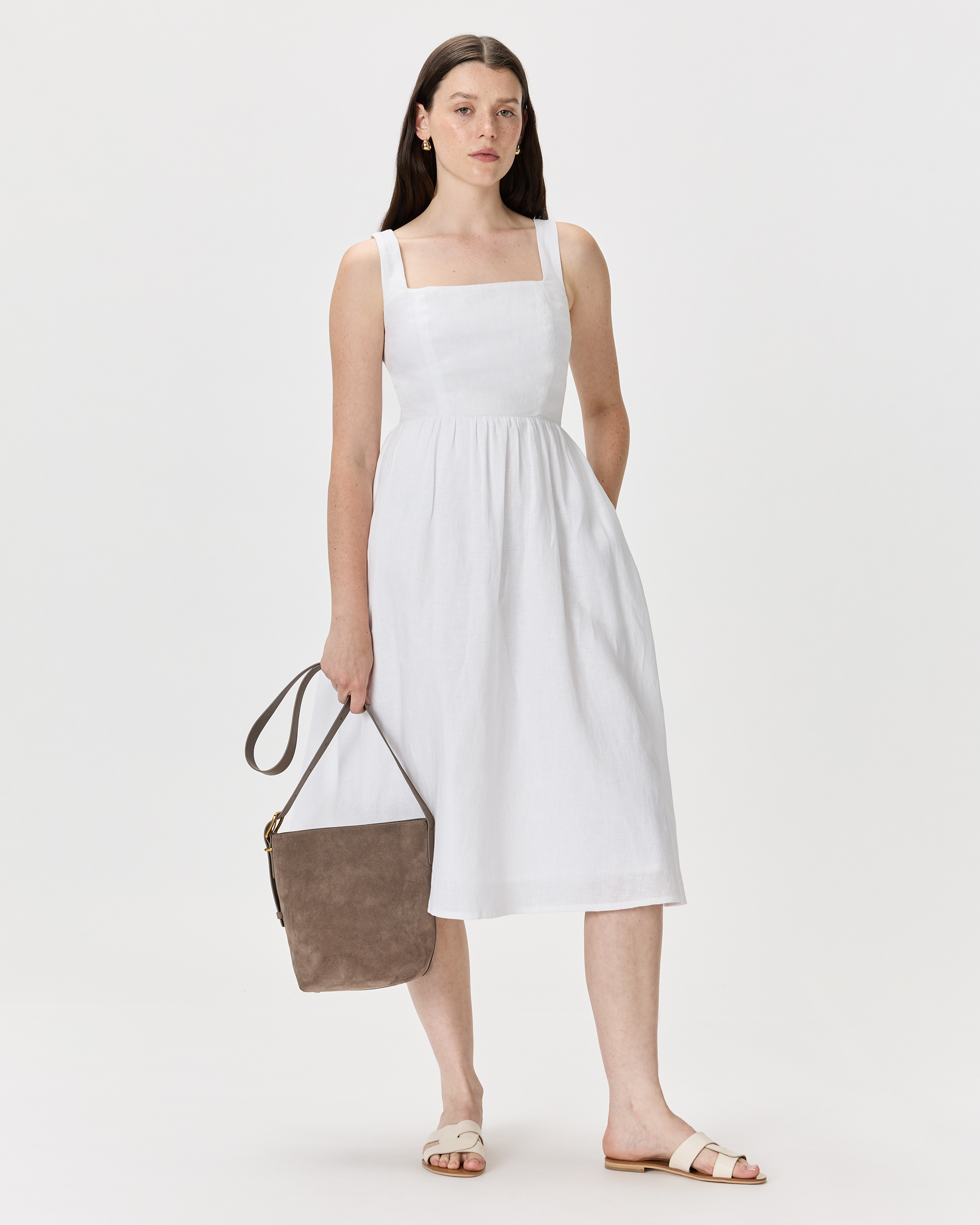 Italian Suede Bucket Crossbody — Image 24