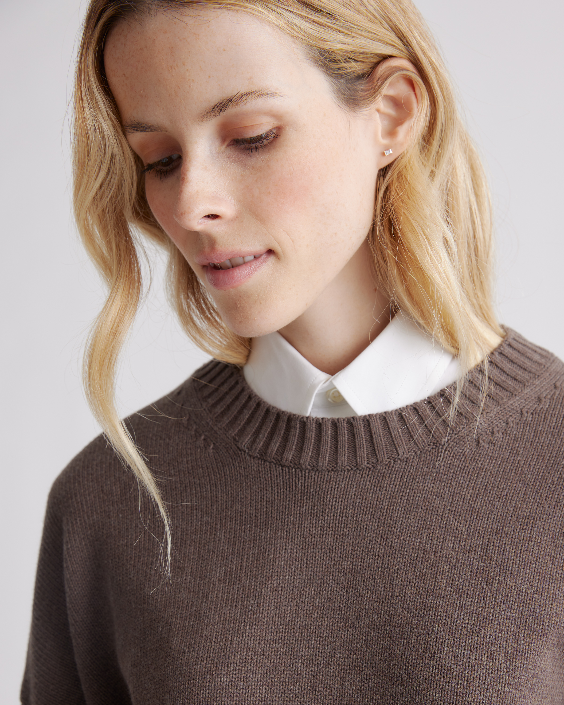 100% Organic Cotton Boyfriend Crew Sweater — Image 9
