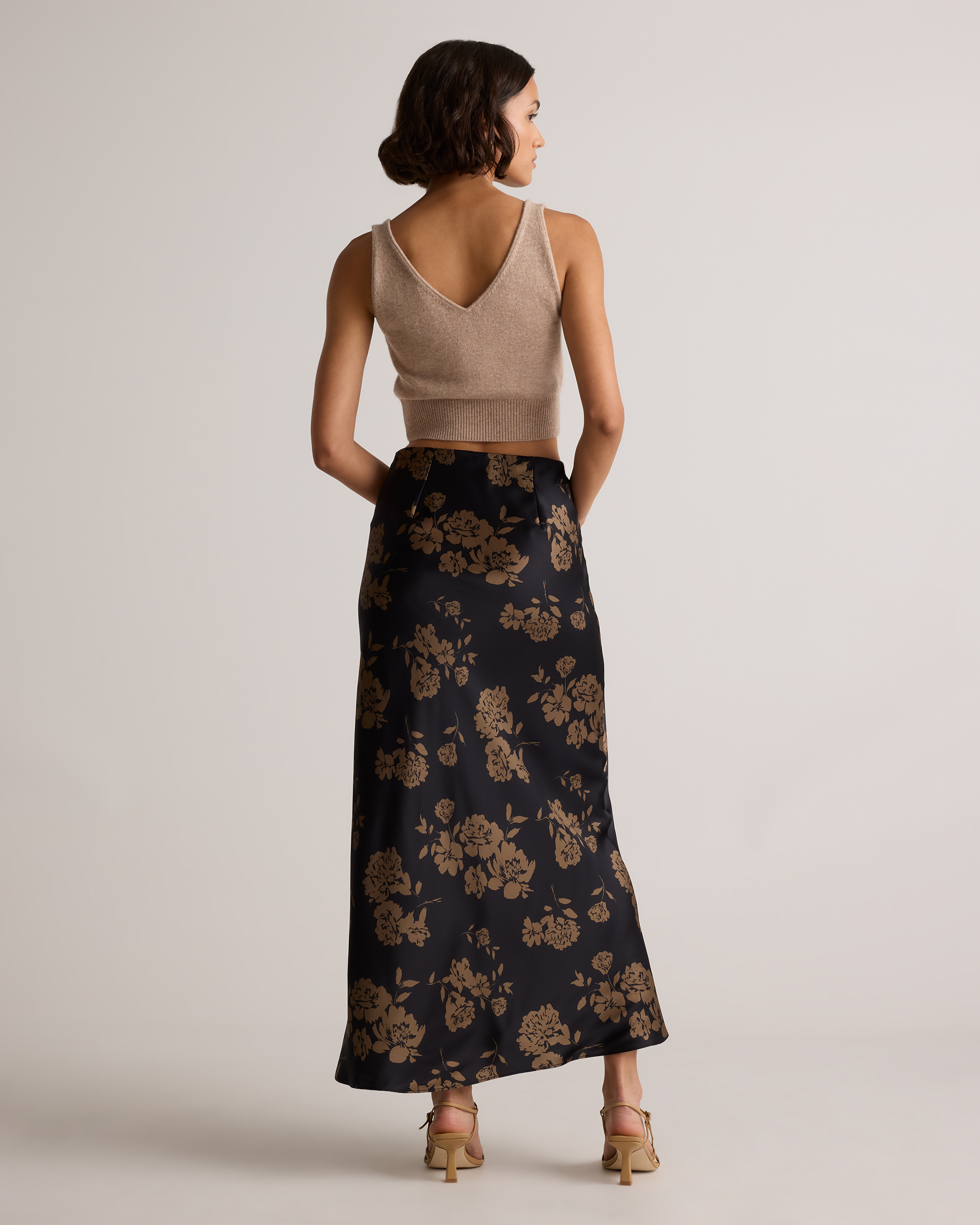 100% Washable Silk Maxi Skirt — Image 30