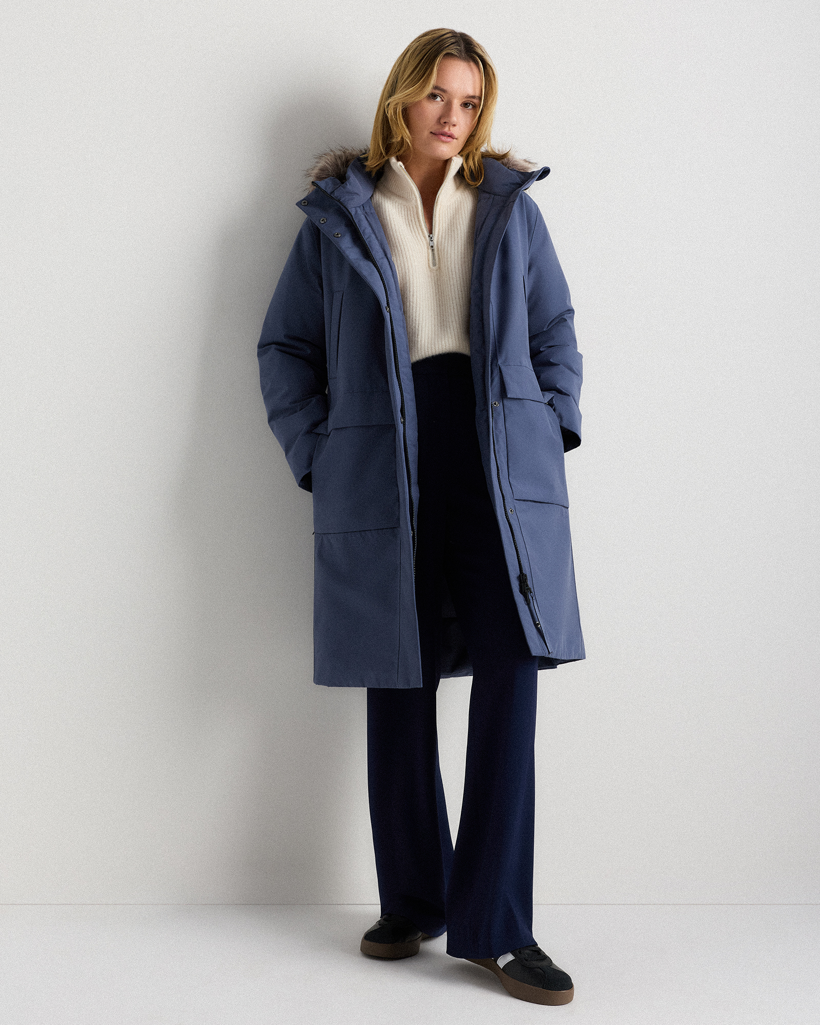 Responsible Down Hooded Long Parka — Image 35