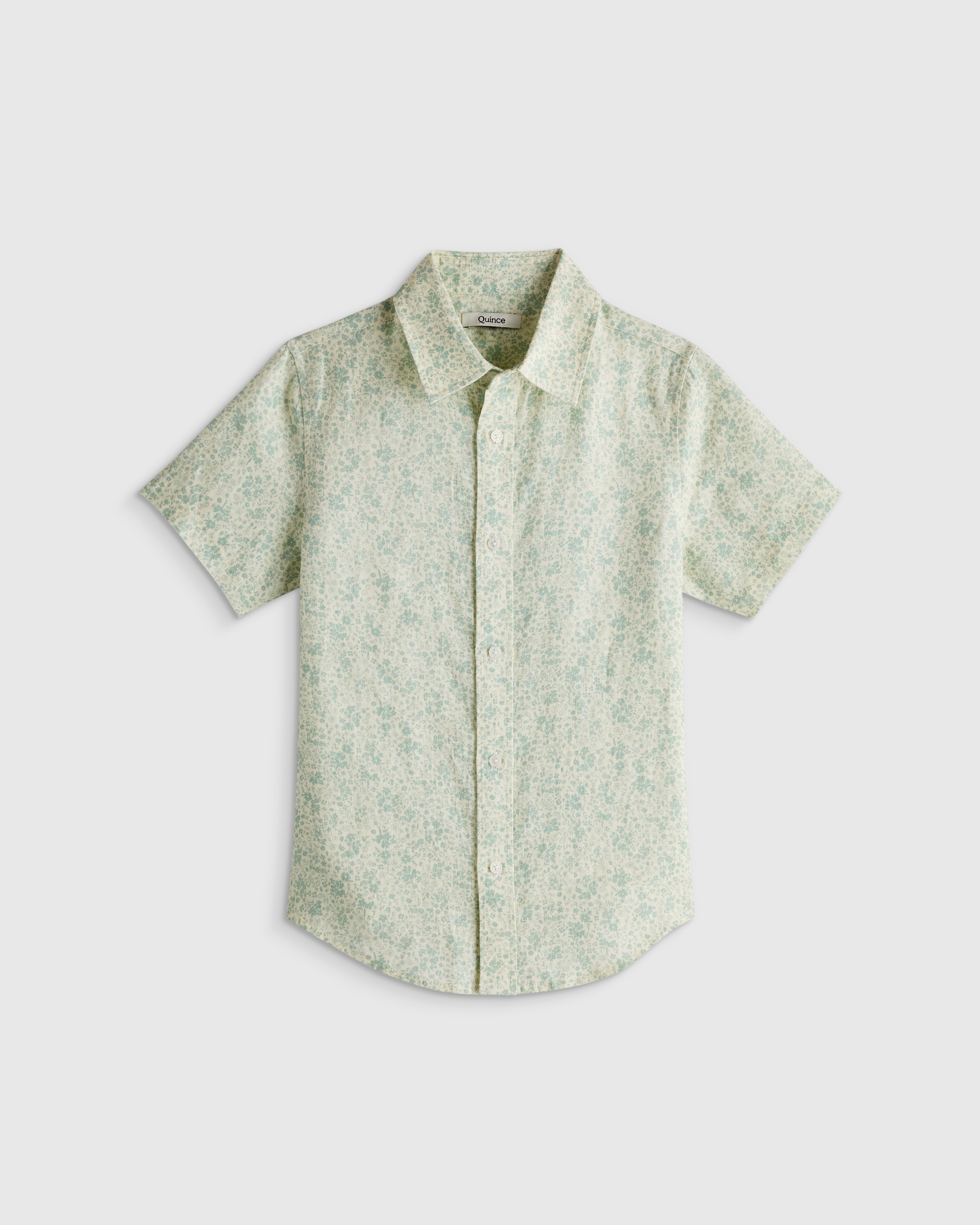 100% European Linen Printed Short Sleeve Shirt — Image 6