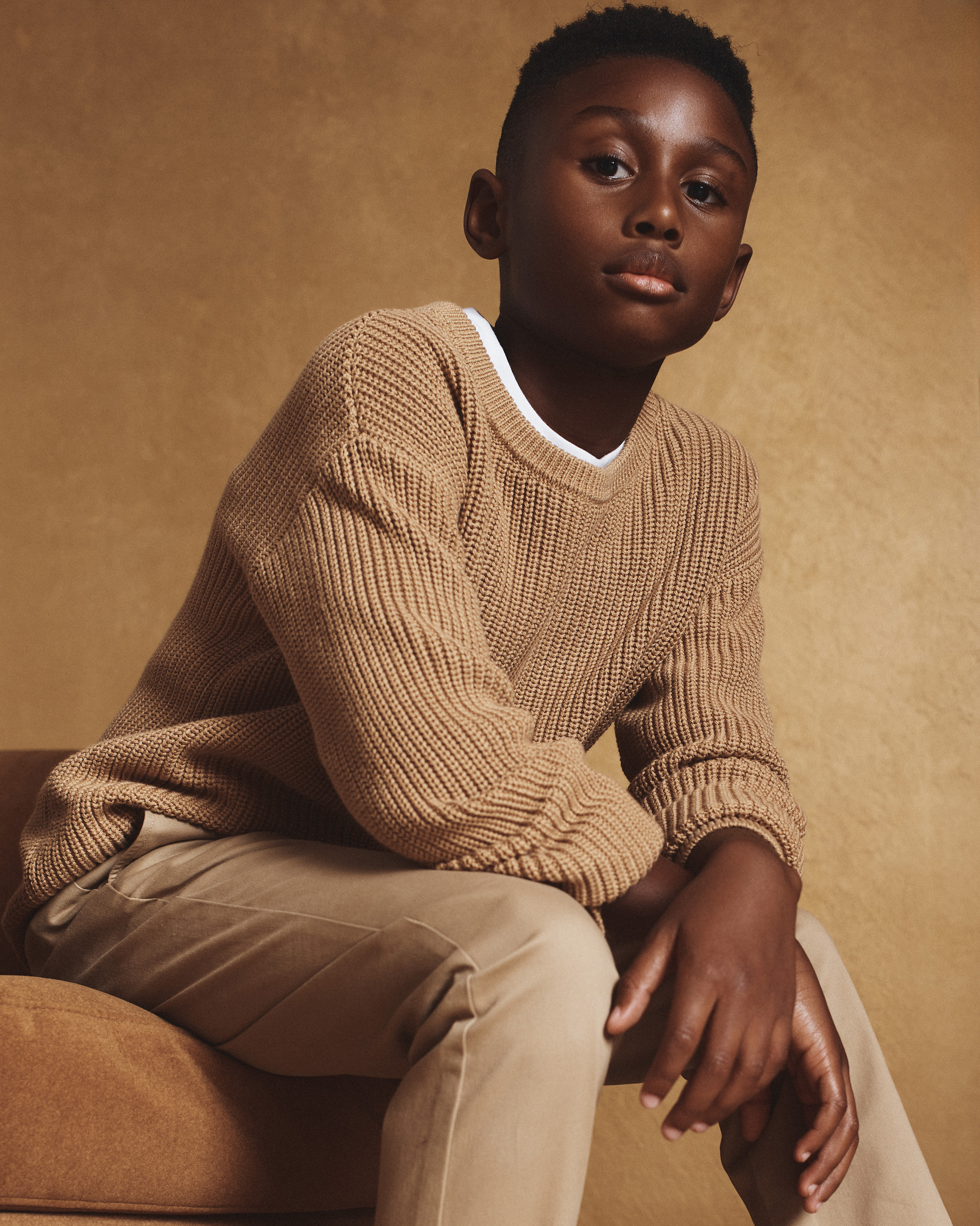 100% Organic Cotton Fisherman Tunic Sweater — Image 10