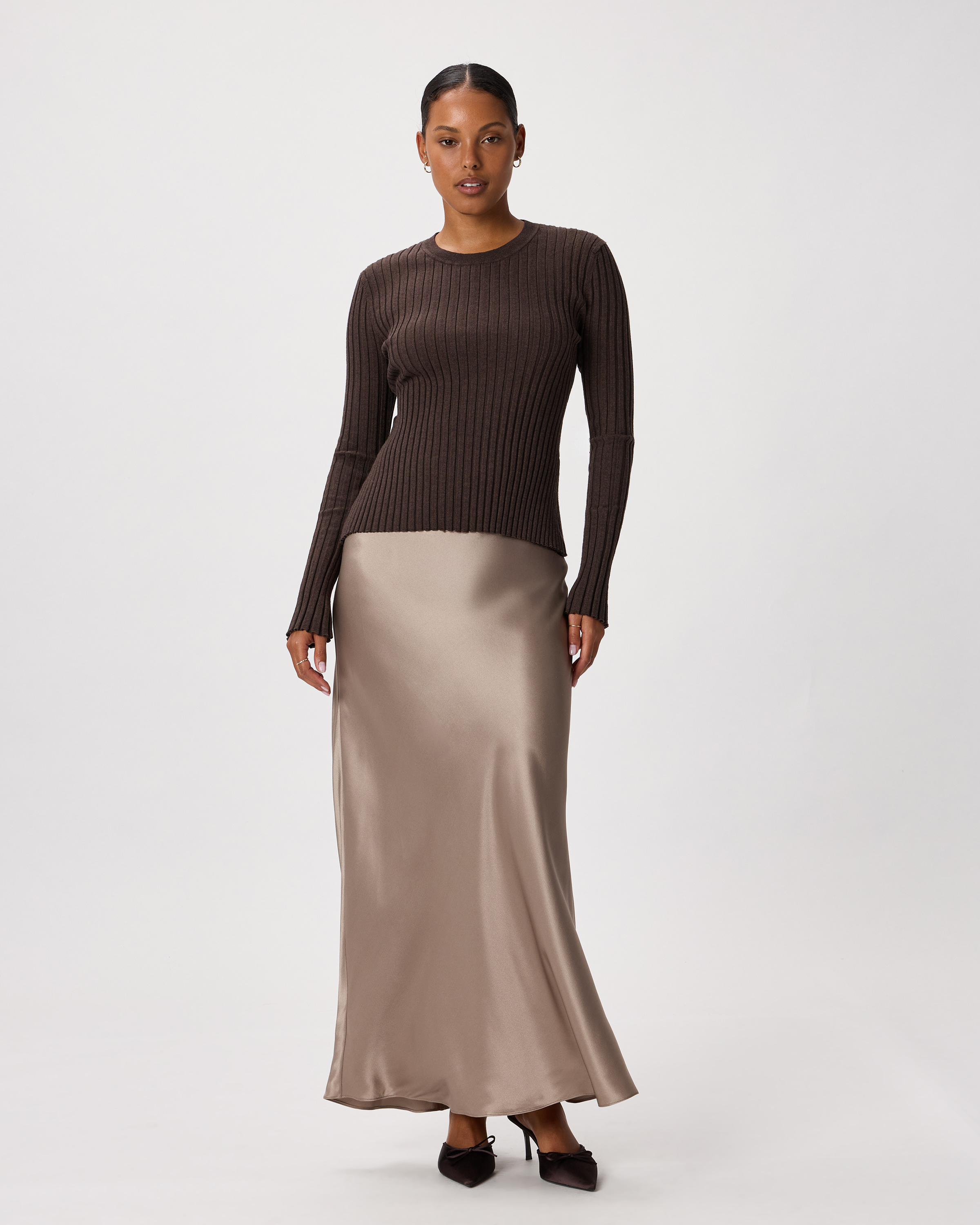 100% Washable Silk Maxi Skirt — Image 14