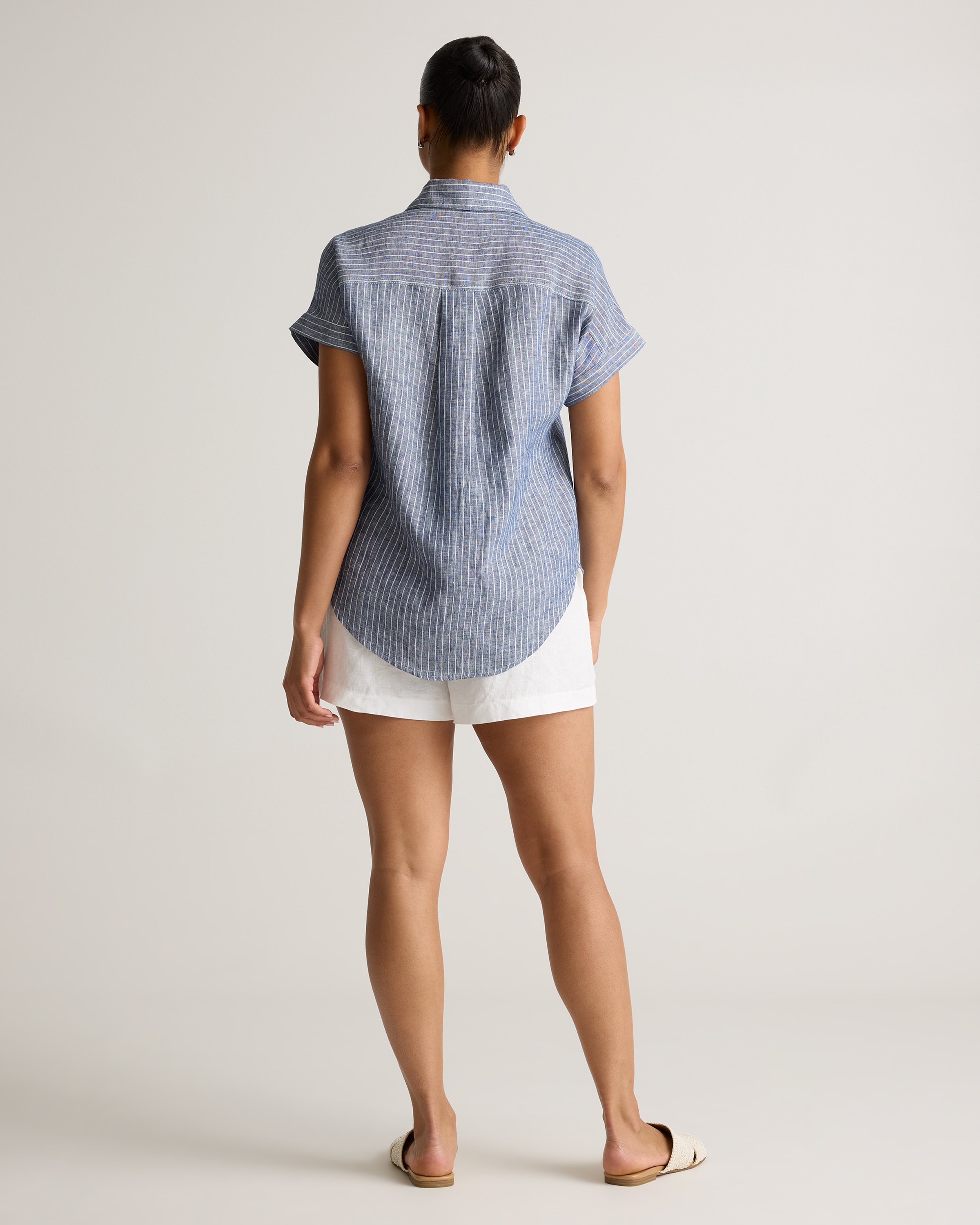 100% European Linen Camp Shirt — Image 15