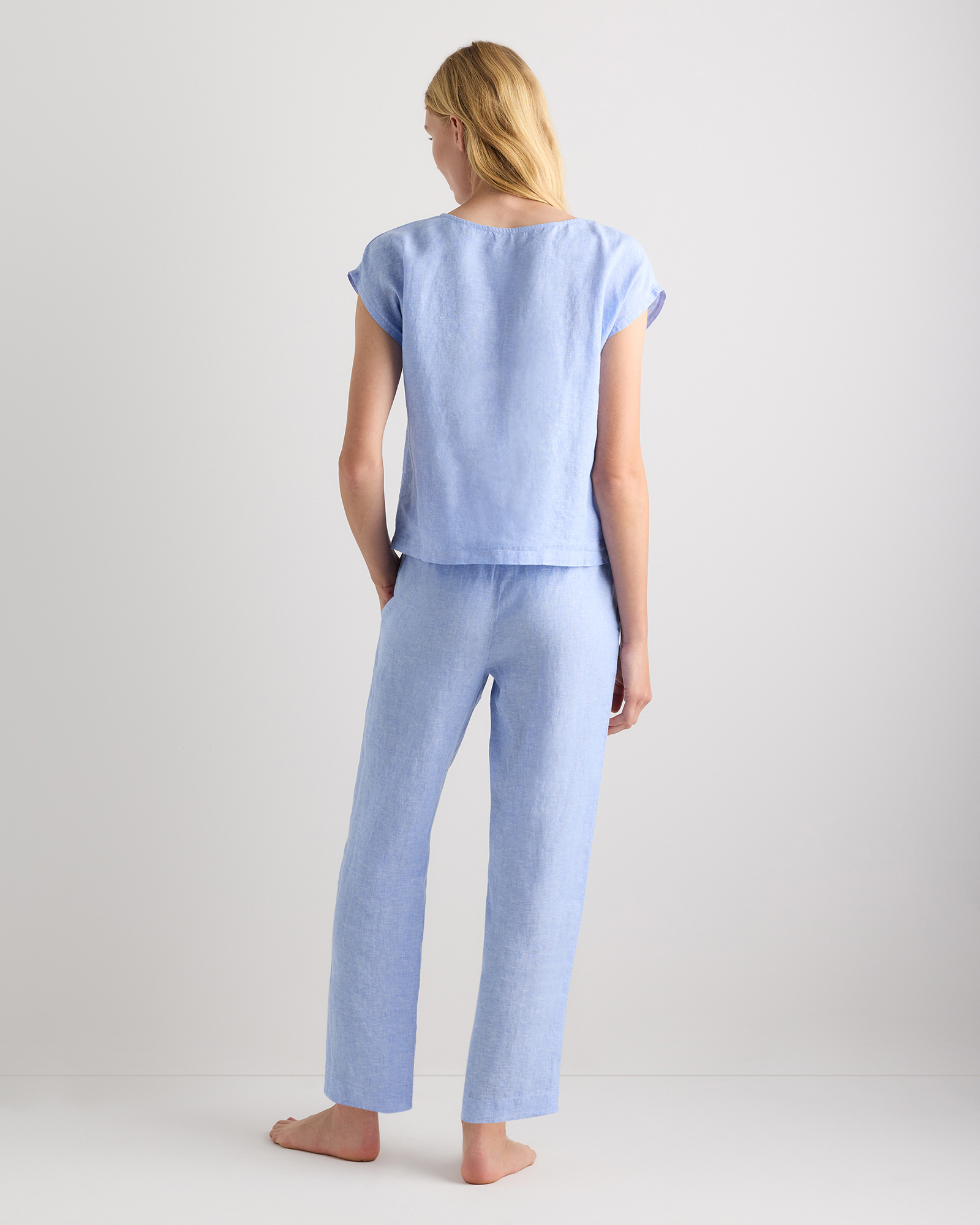 100% European Linen Pajama Set — Image 45