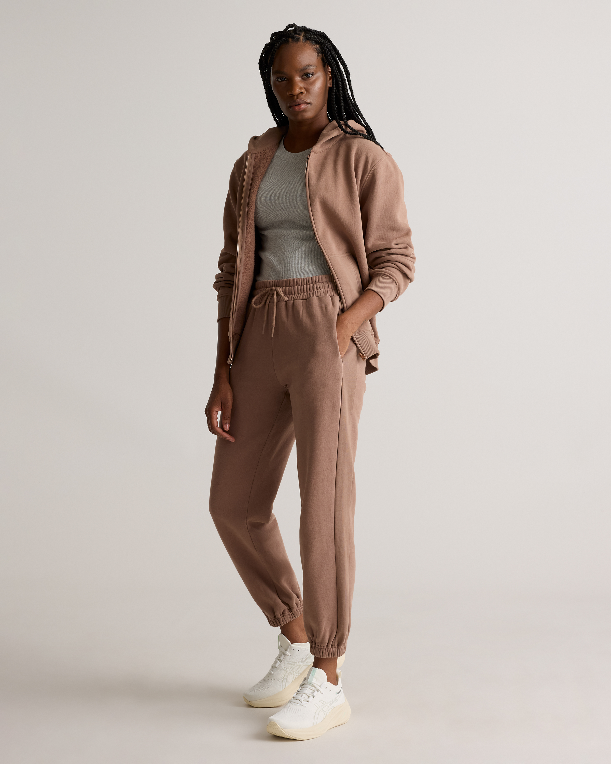 Organic Heavyweight Fleece Boyfriend Sweatpants — Image 7