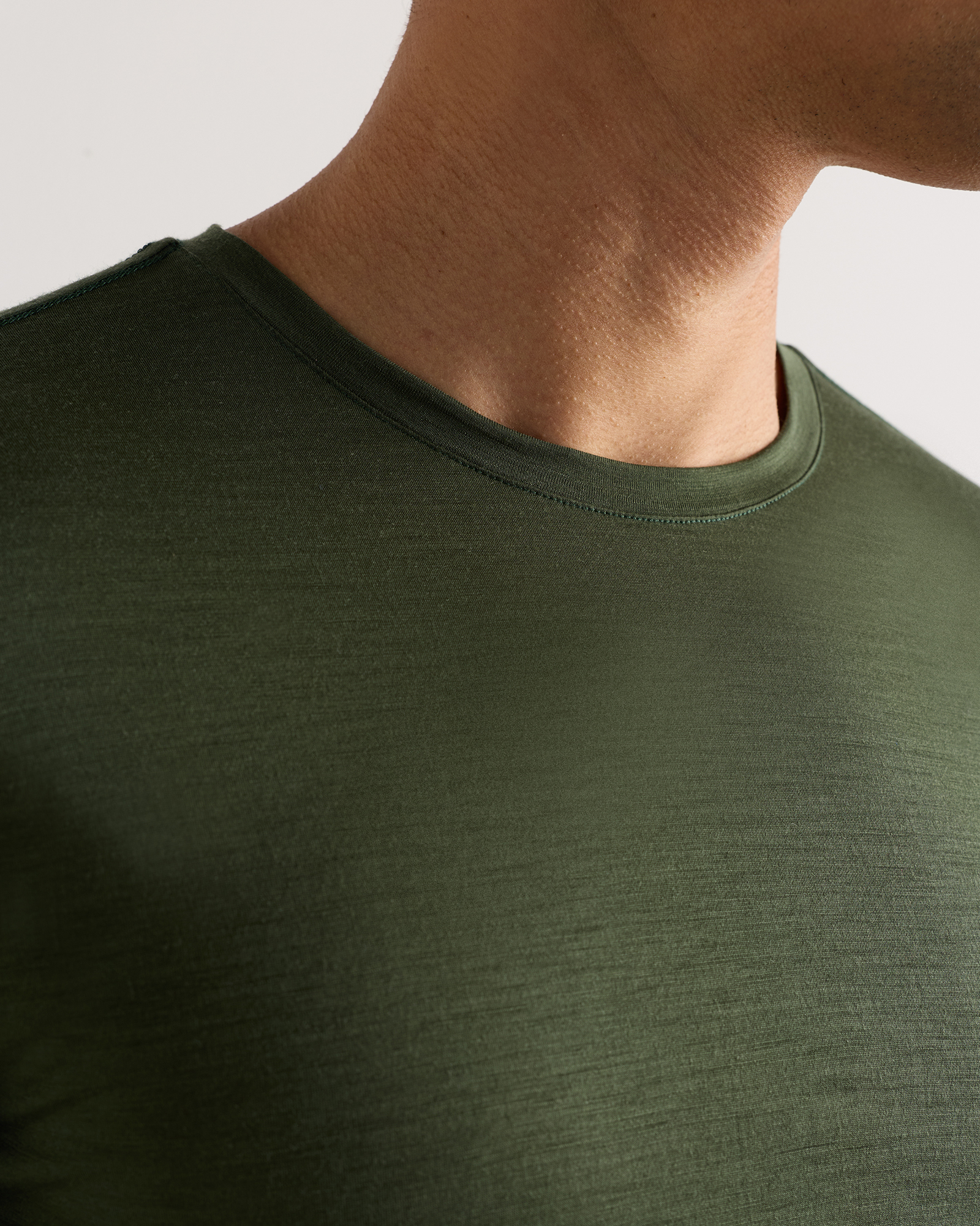 100% Merino Wool All-Season Long Sleeve Base Layer Tee — Image 3