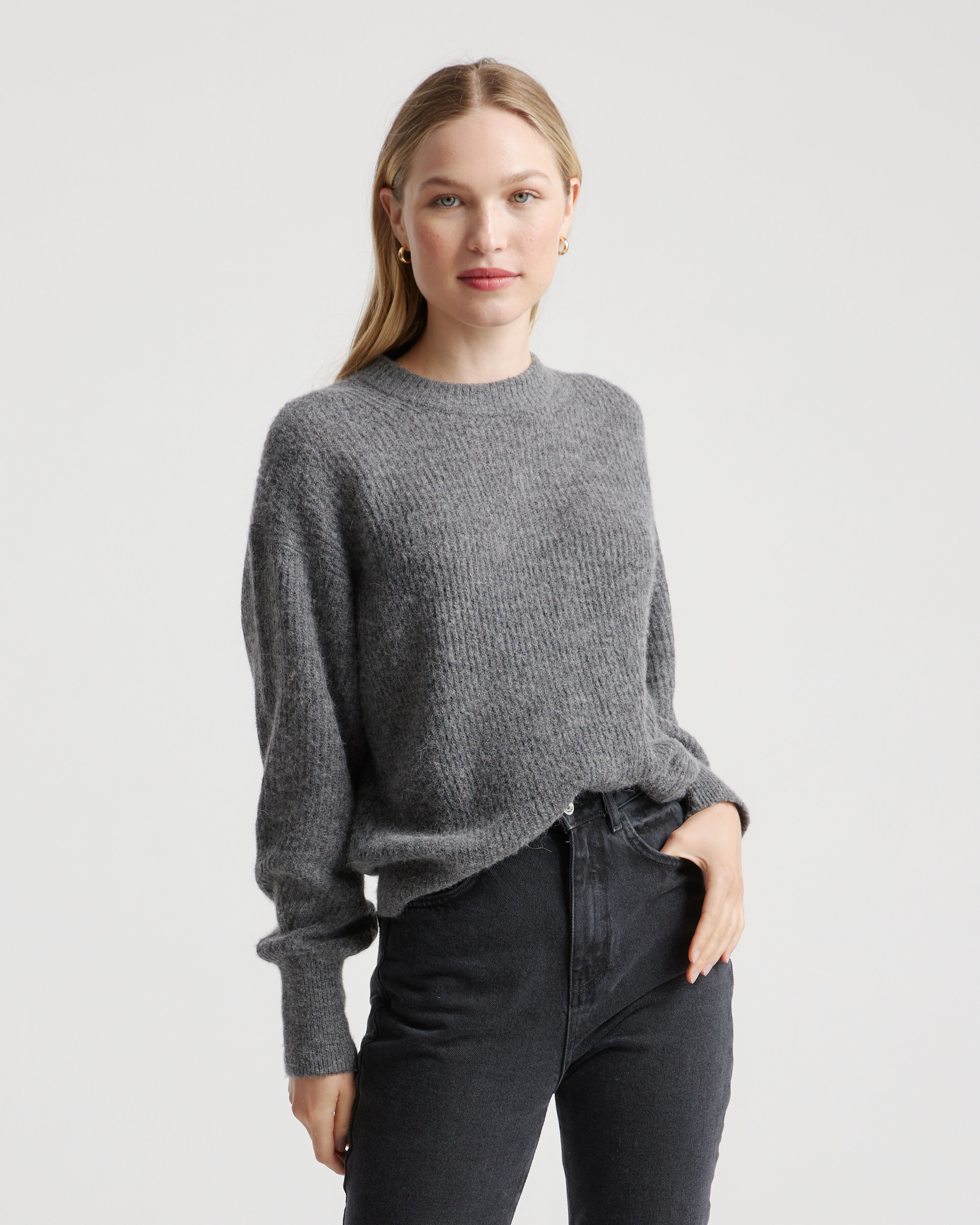 Baby Alpaca-Wool Crew — Image 12