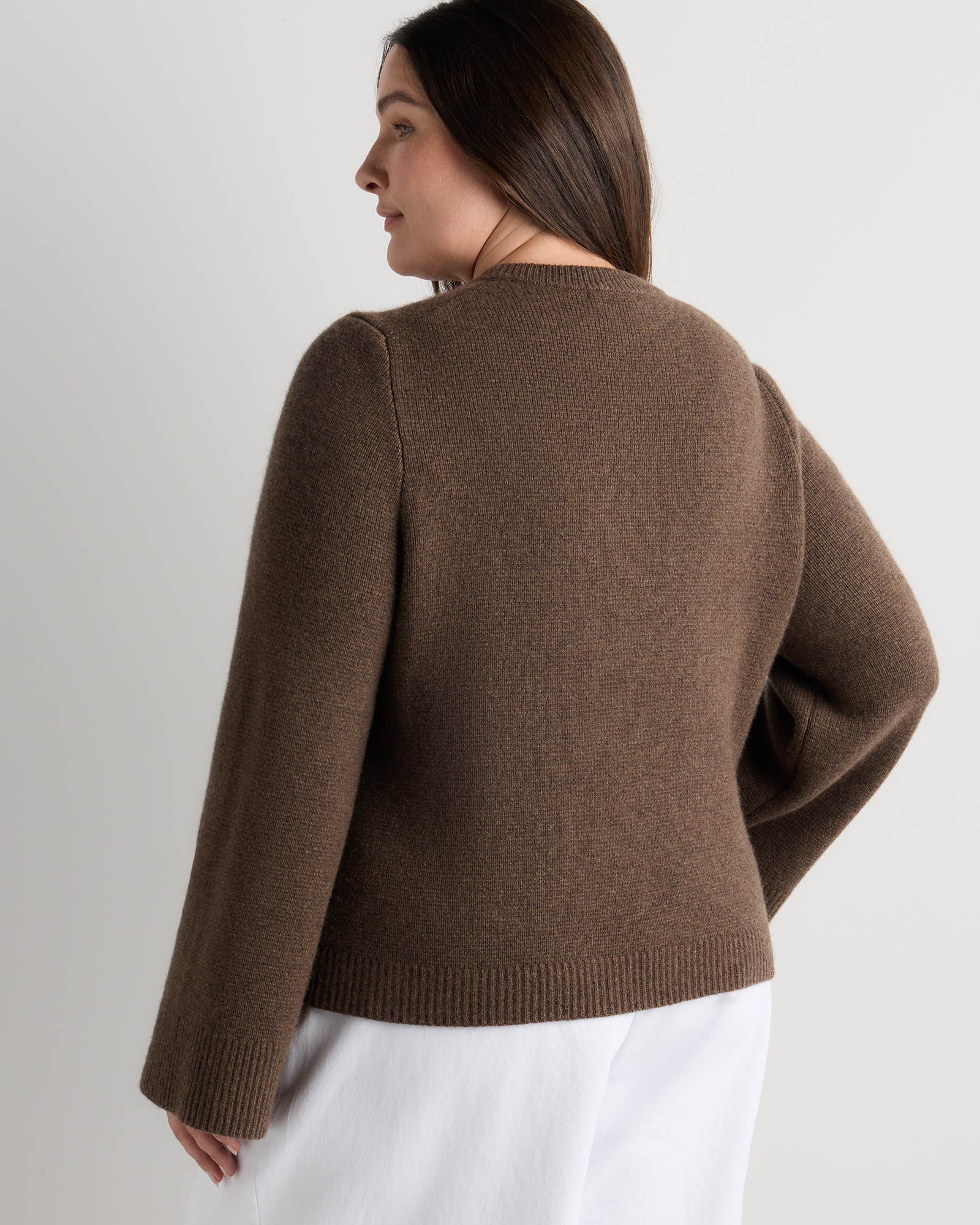Mongolian Cashmere Structured Cardigan — Image 3