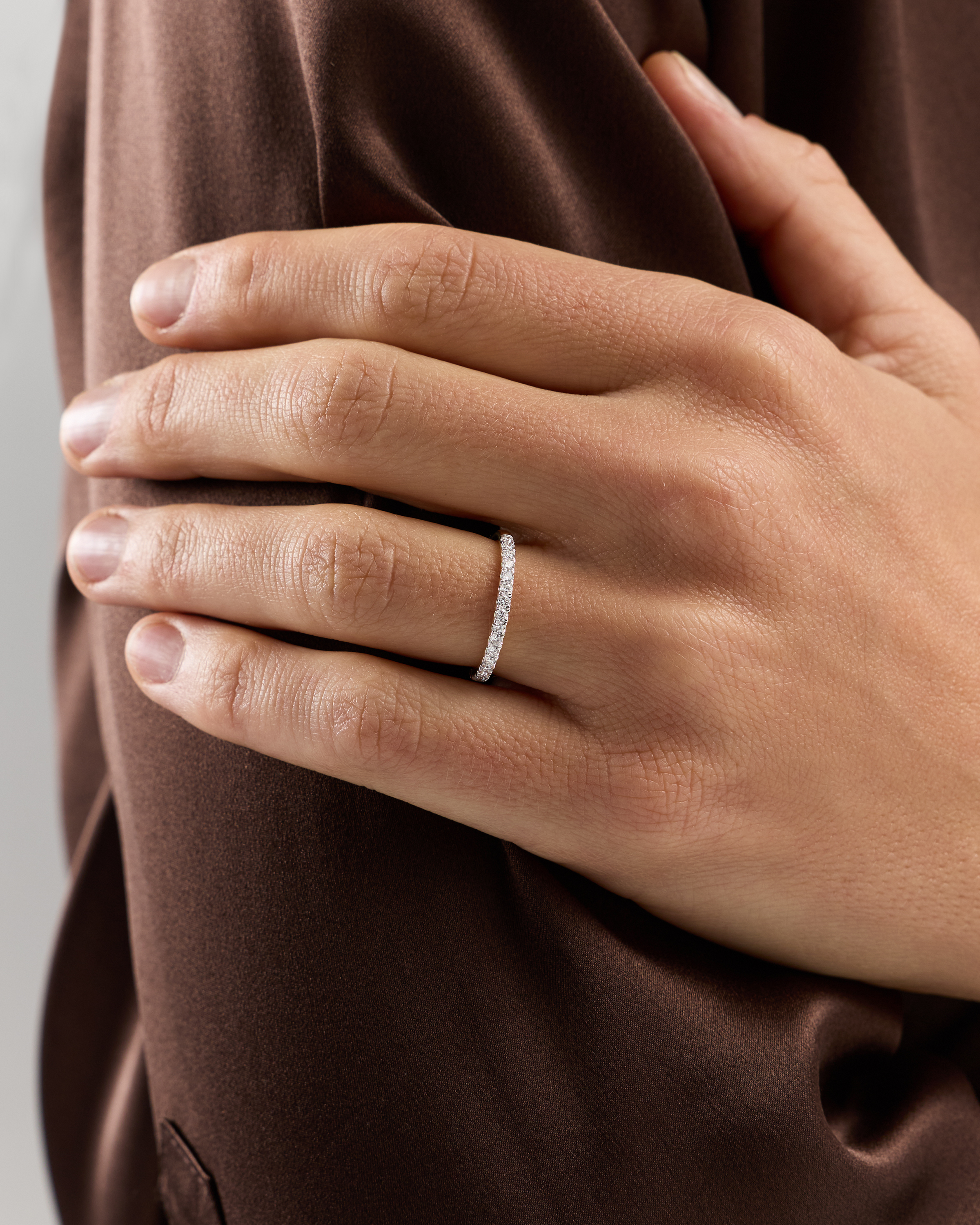 Lab Grown Diamond Pave Band — Image 3