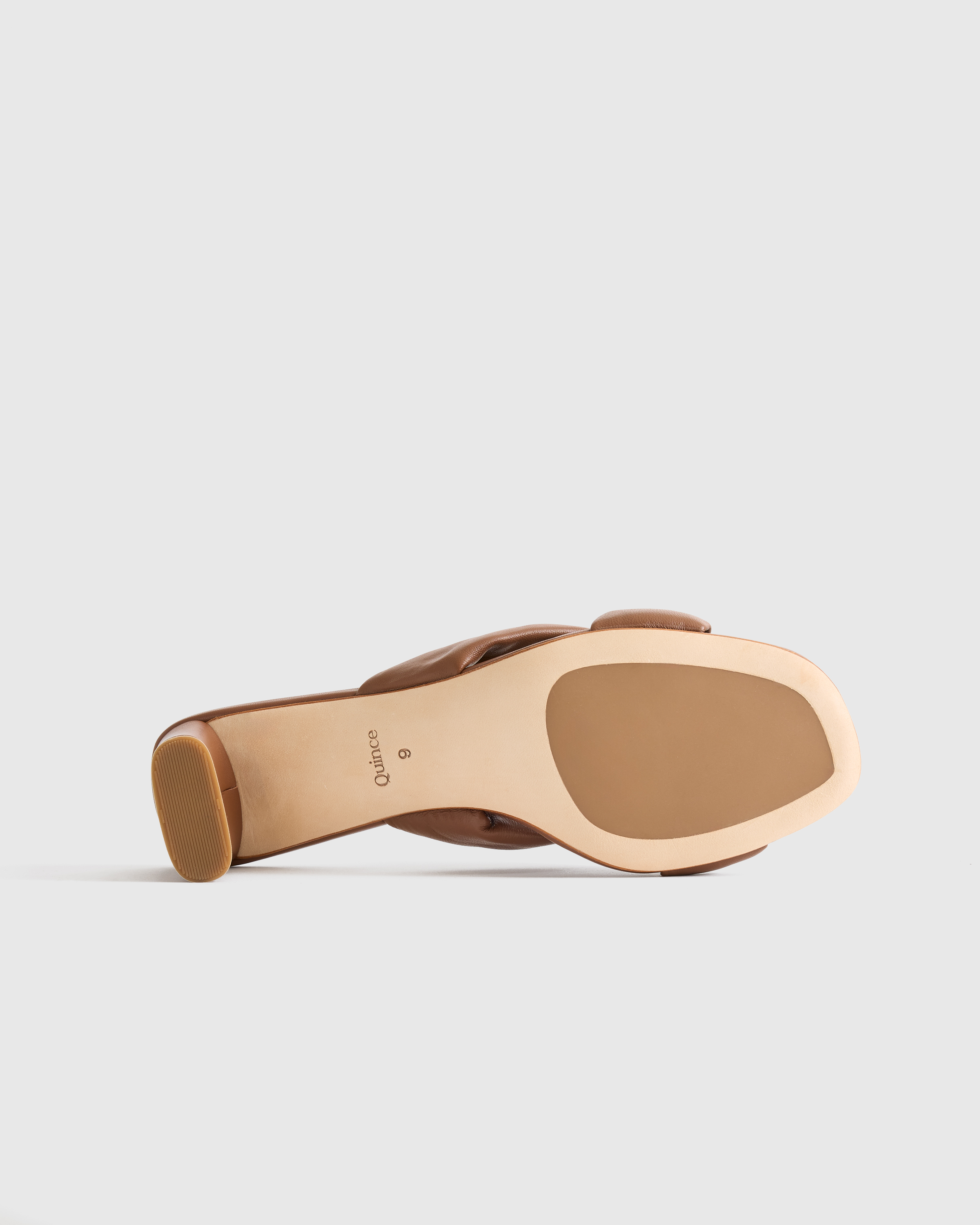 Italian Leather Twist Mid Heel Mule — Image 14