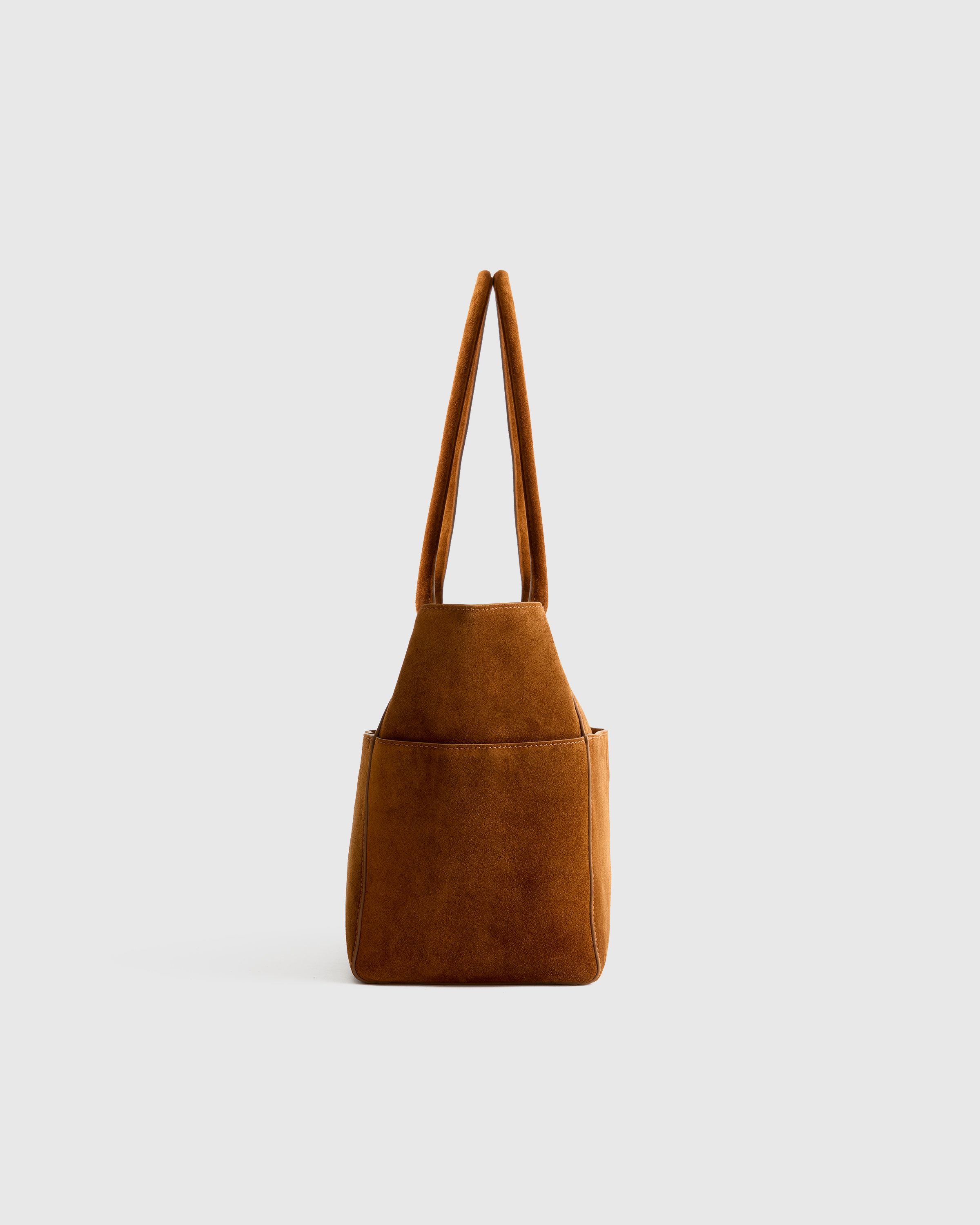 Italian Suede Shopper Tote — Image 29
