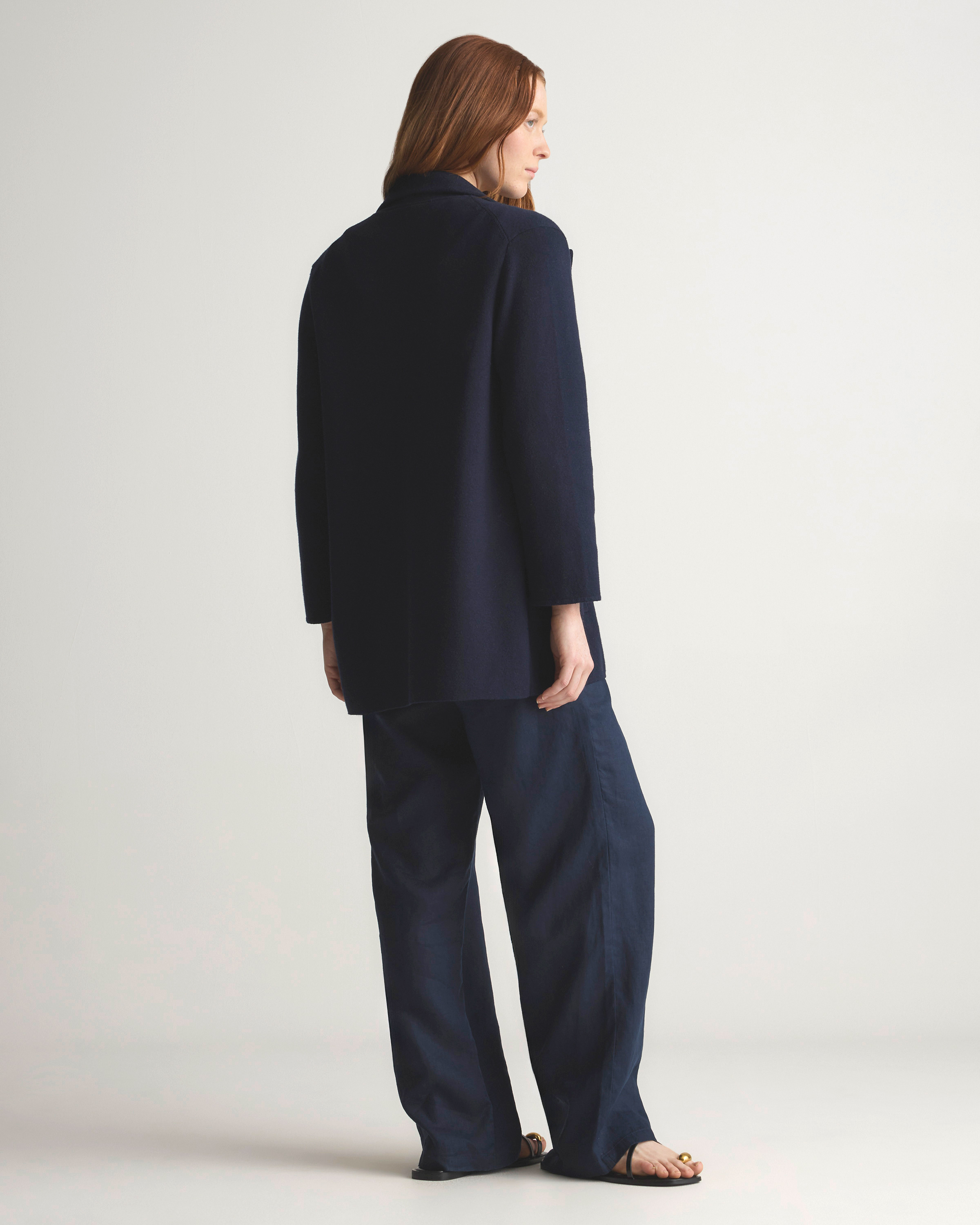 100% Organic Cotton Knit Blazer — Image 37