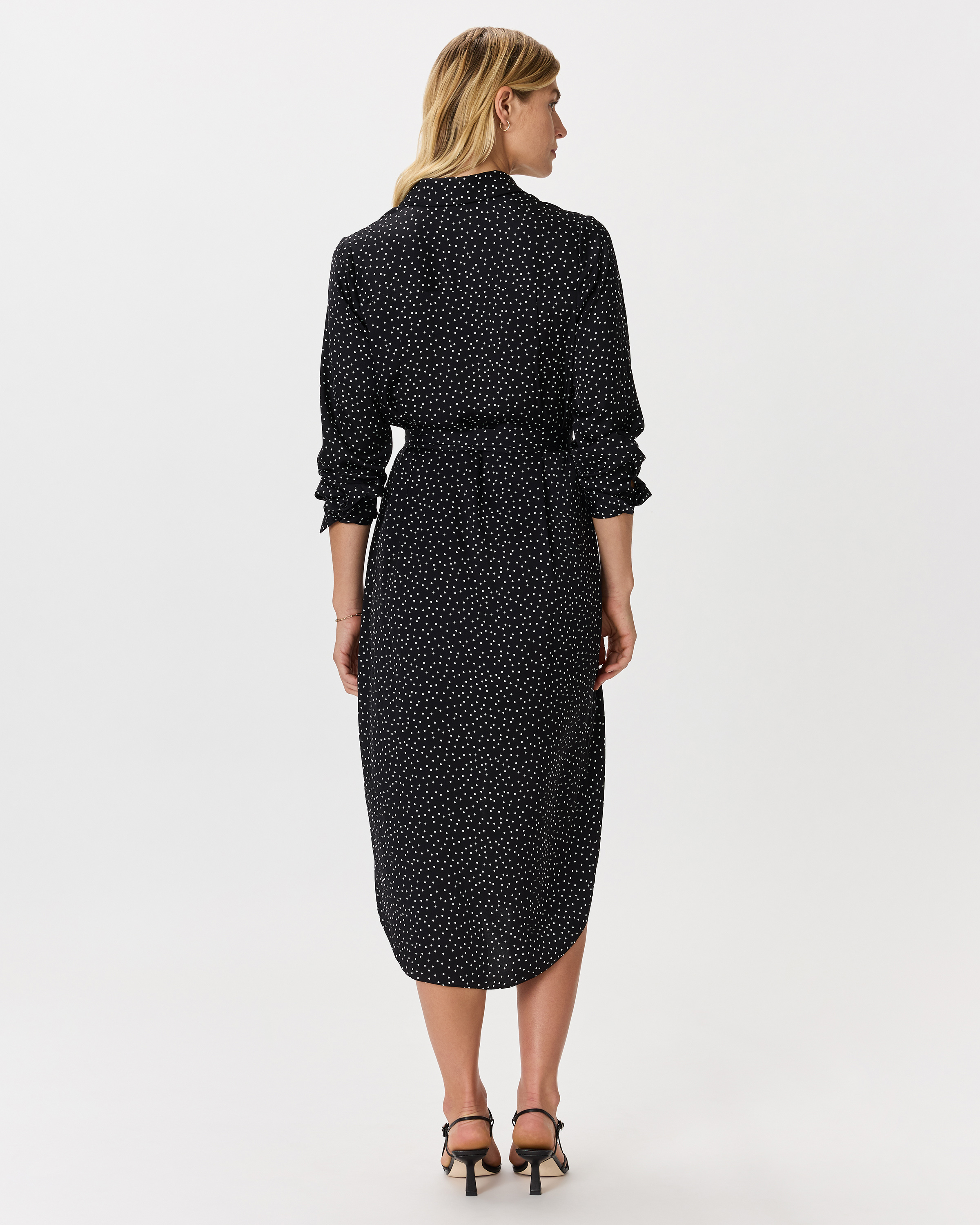 Washable Stretch Silk Maxi Shirt Dress — Image 18