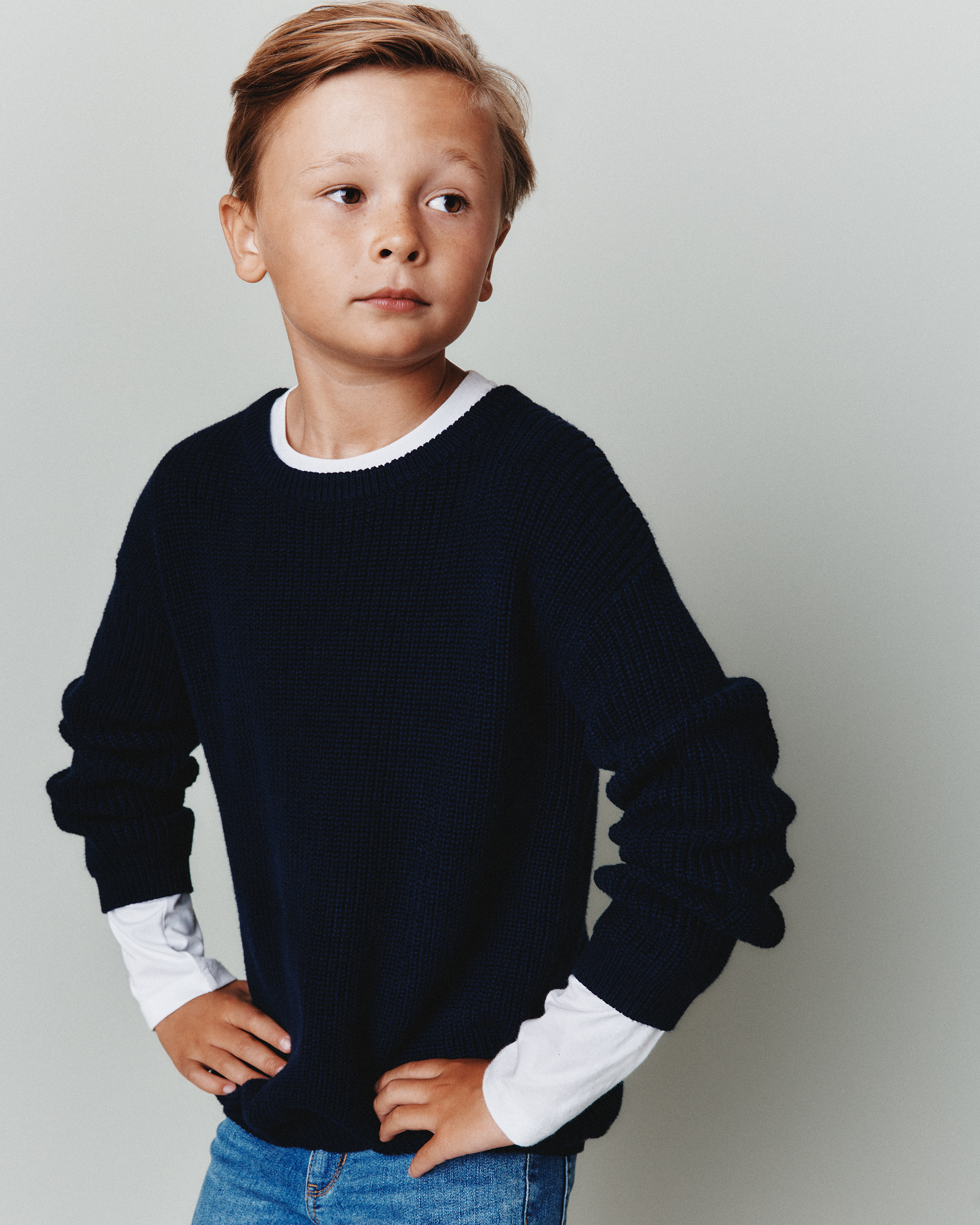 100% Organic Cotton Fisherman Tunic Sweater — Image 13
