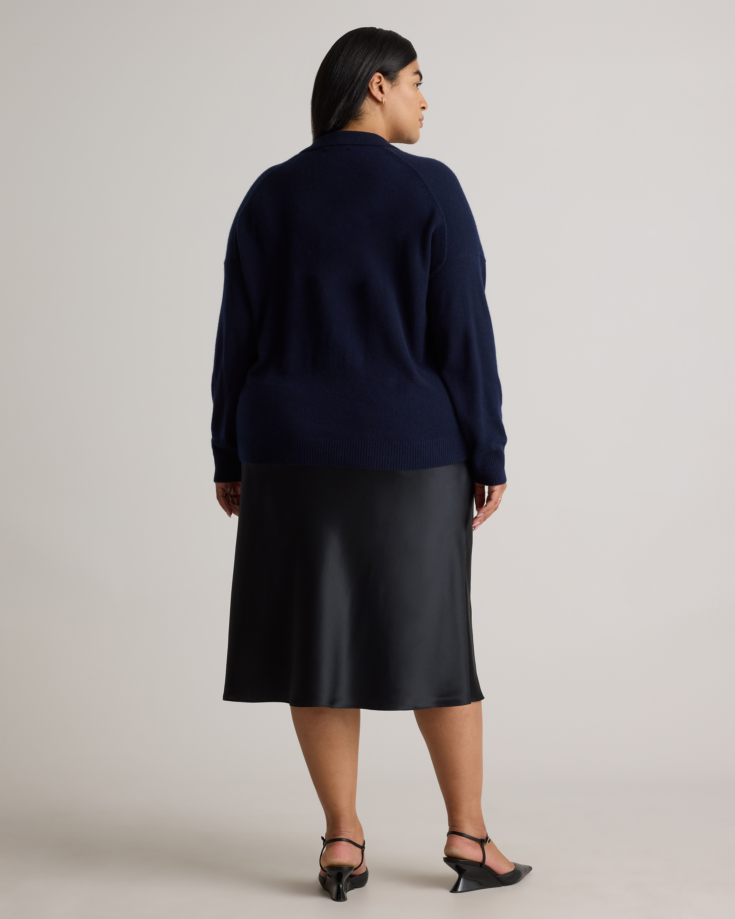 Mongolian Cashmere Polo Sweater — Image 17