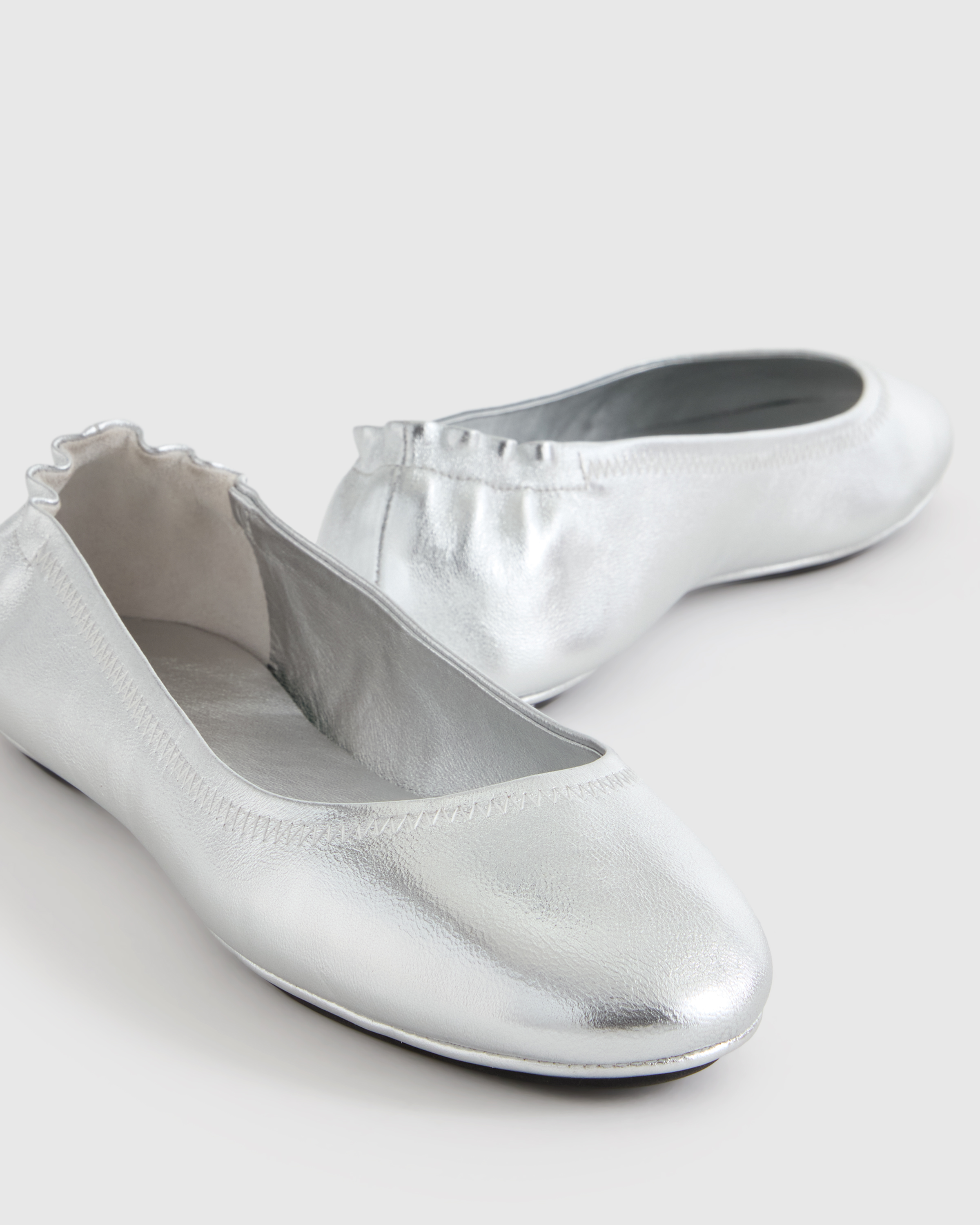 Italian Leather On-The-Go Ballet Flat — Image 3