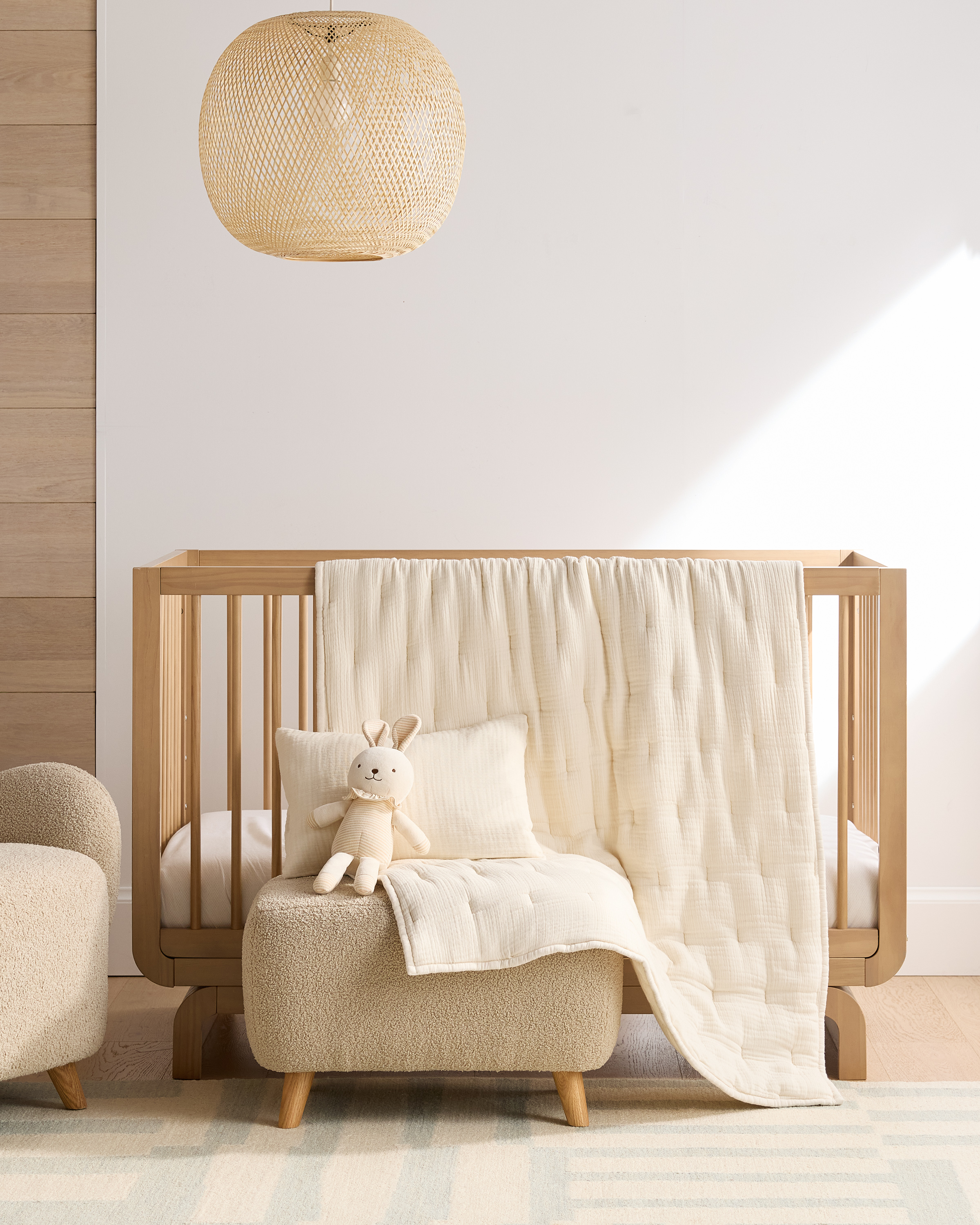 Organic Cotton Gauze Toddler Quilt — Image 6