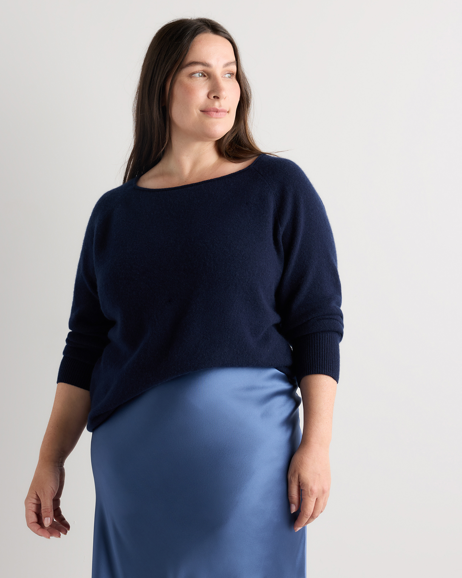 Mongolian Cashmere Boatneck Sweater — Image 17