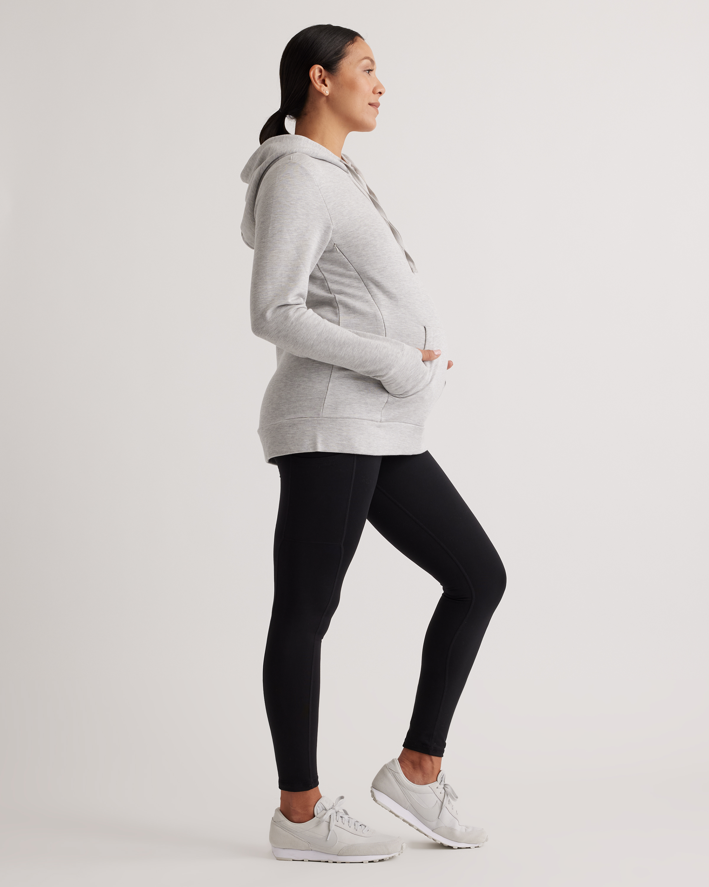 SuperSoft Fleece Maternity & Nursing Hoodie — Image 19
