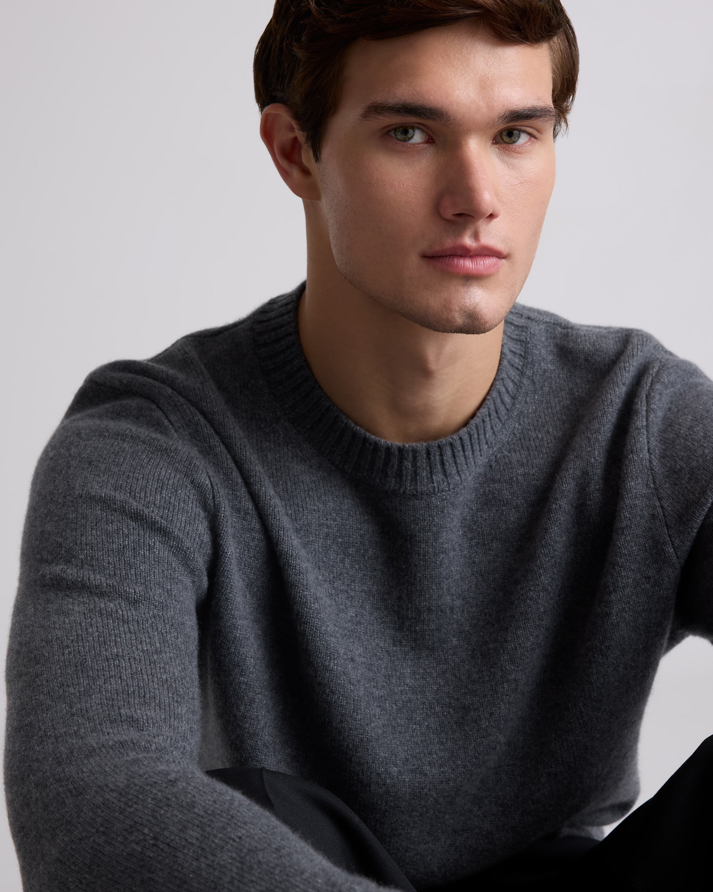 Luxe Baby Cashmere Crewneck Sweater — Image 7