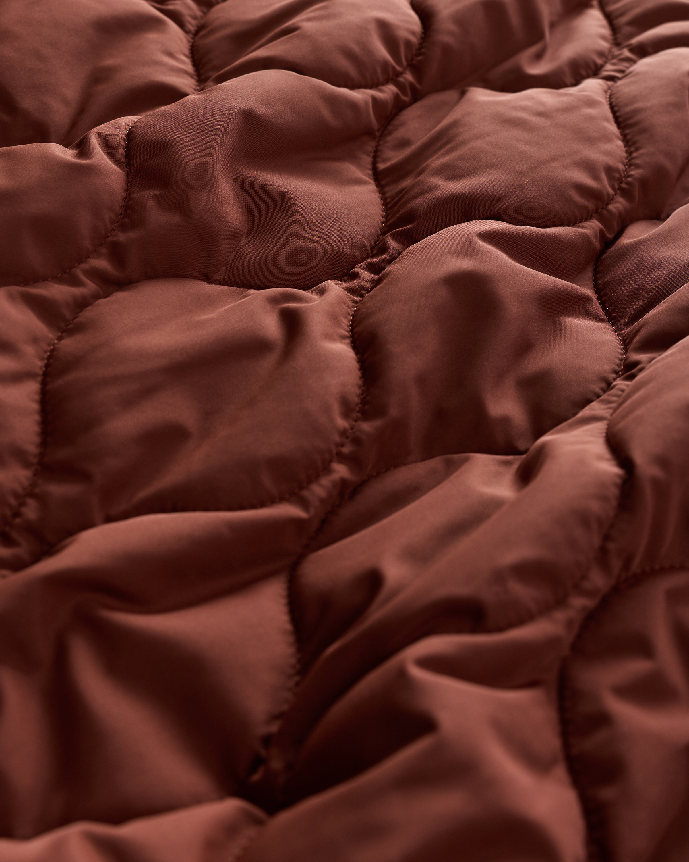 Featherless Quilted Puffer Long Coat — Image 4