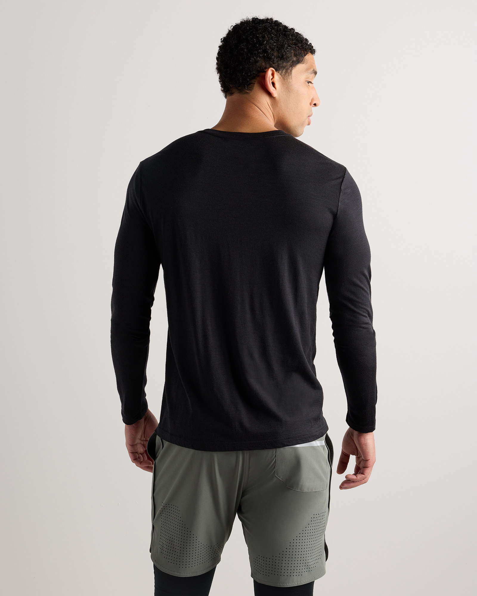 100% Merino Wool All-Season Long Sleeve Base Layer Tee — Image 17