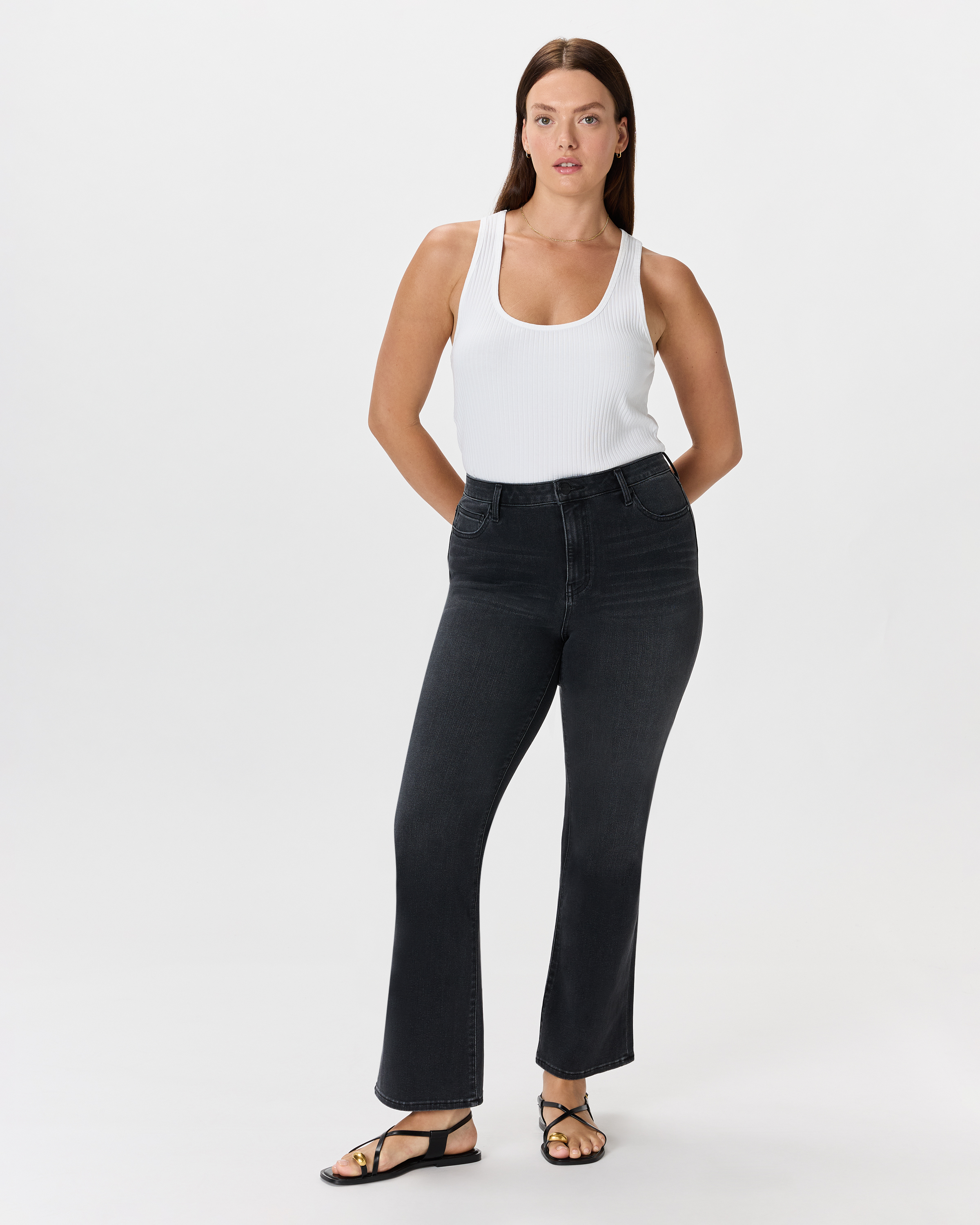 Bella Stretch Kick Flare Jeans — Image 100