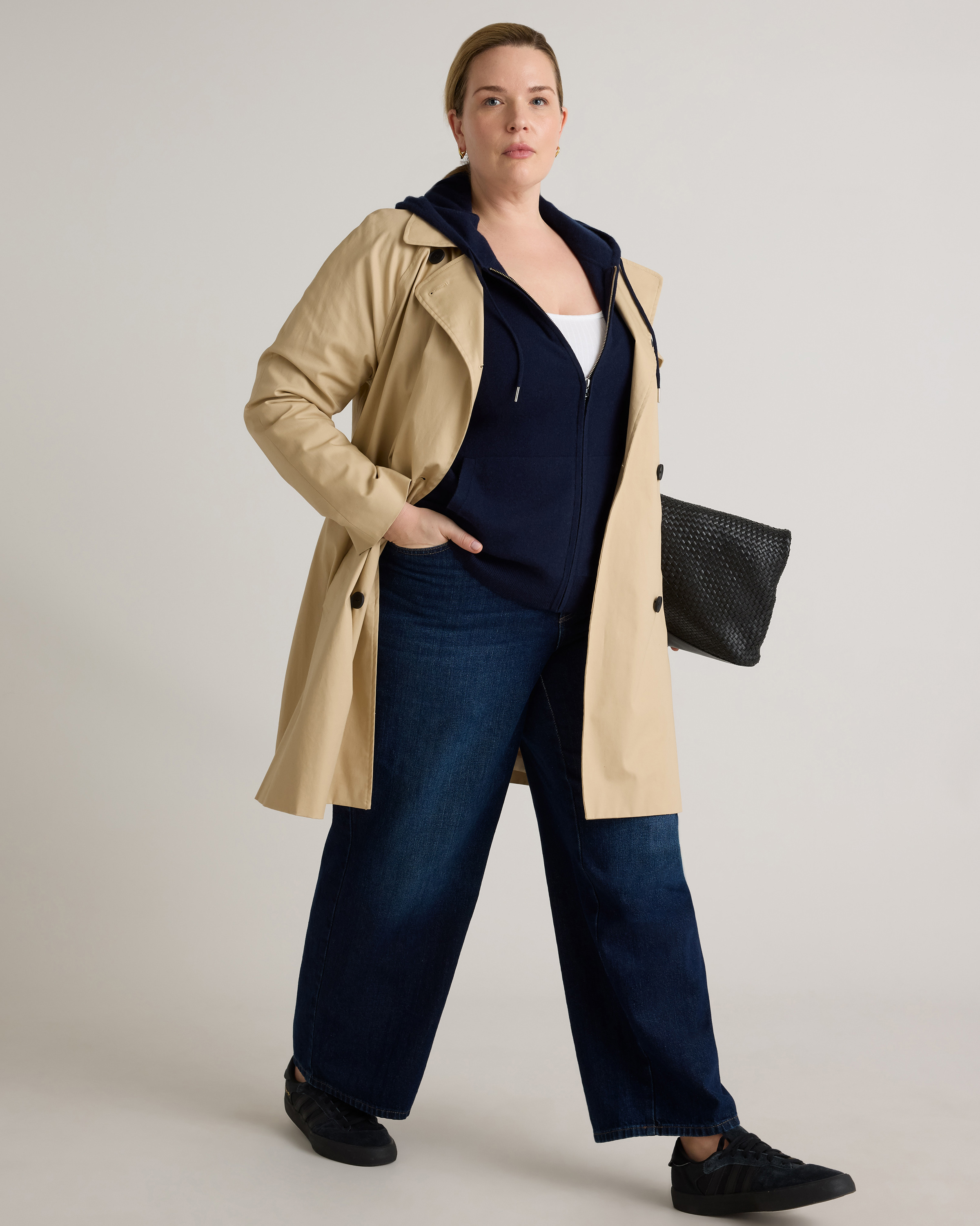 Mongolian Cashmere Full-Zip Hoodie — Image 21