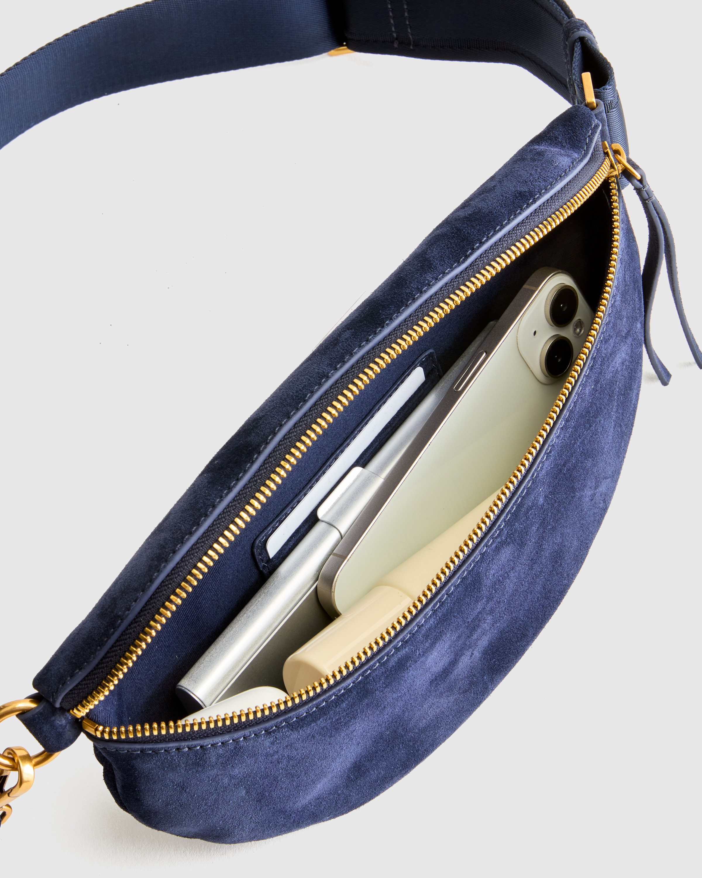 Italian Suede Sling Bag — Image 10
