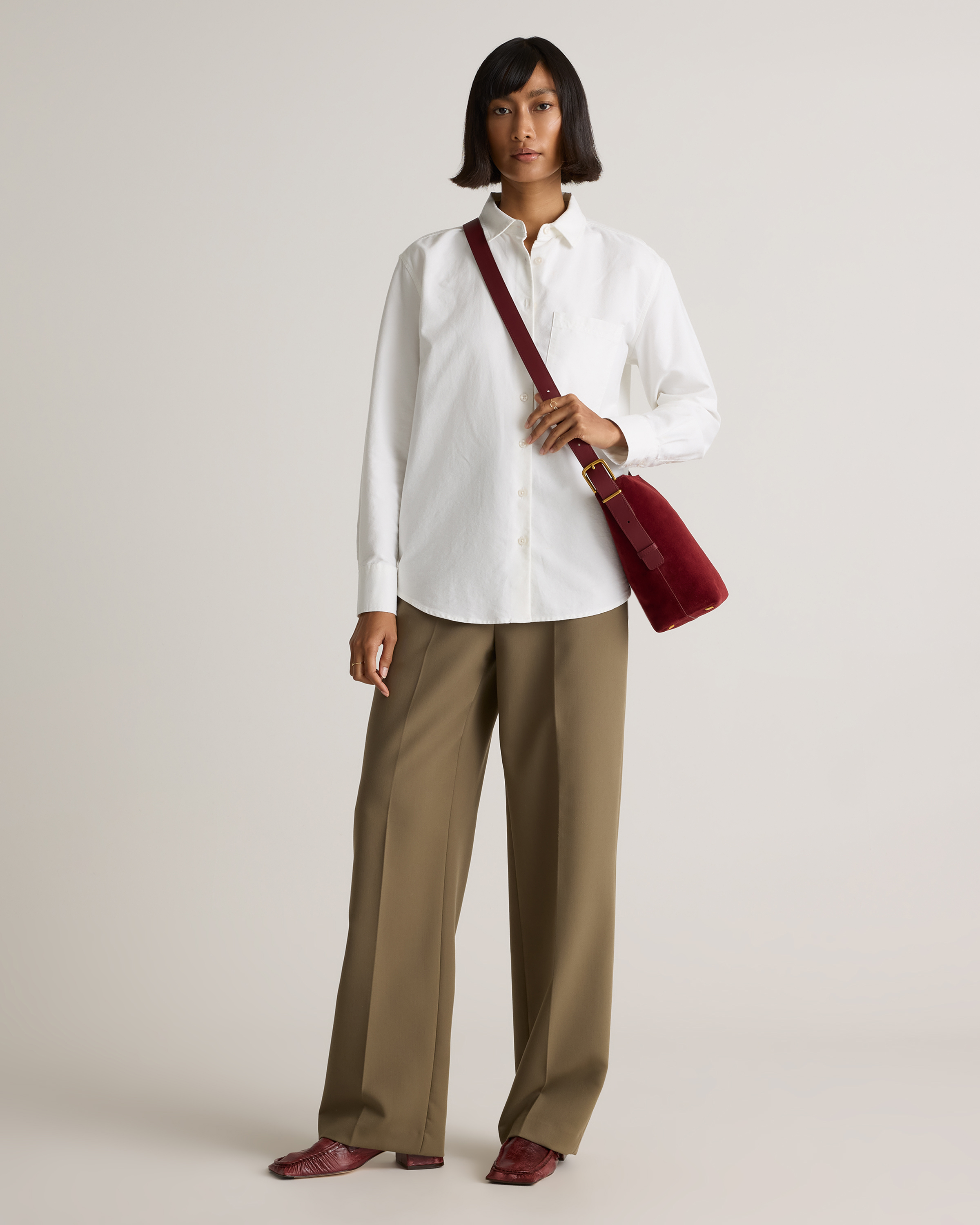 Italian Suede Bucket Crossbody — Image 27