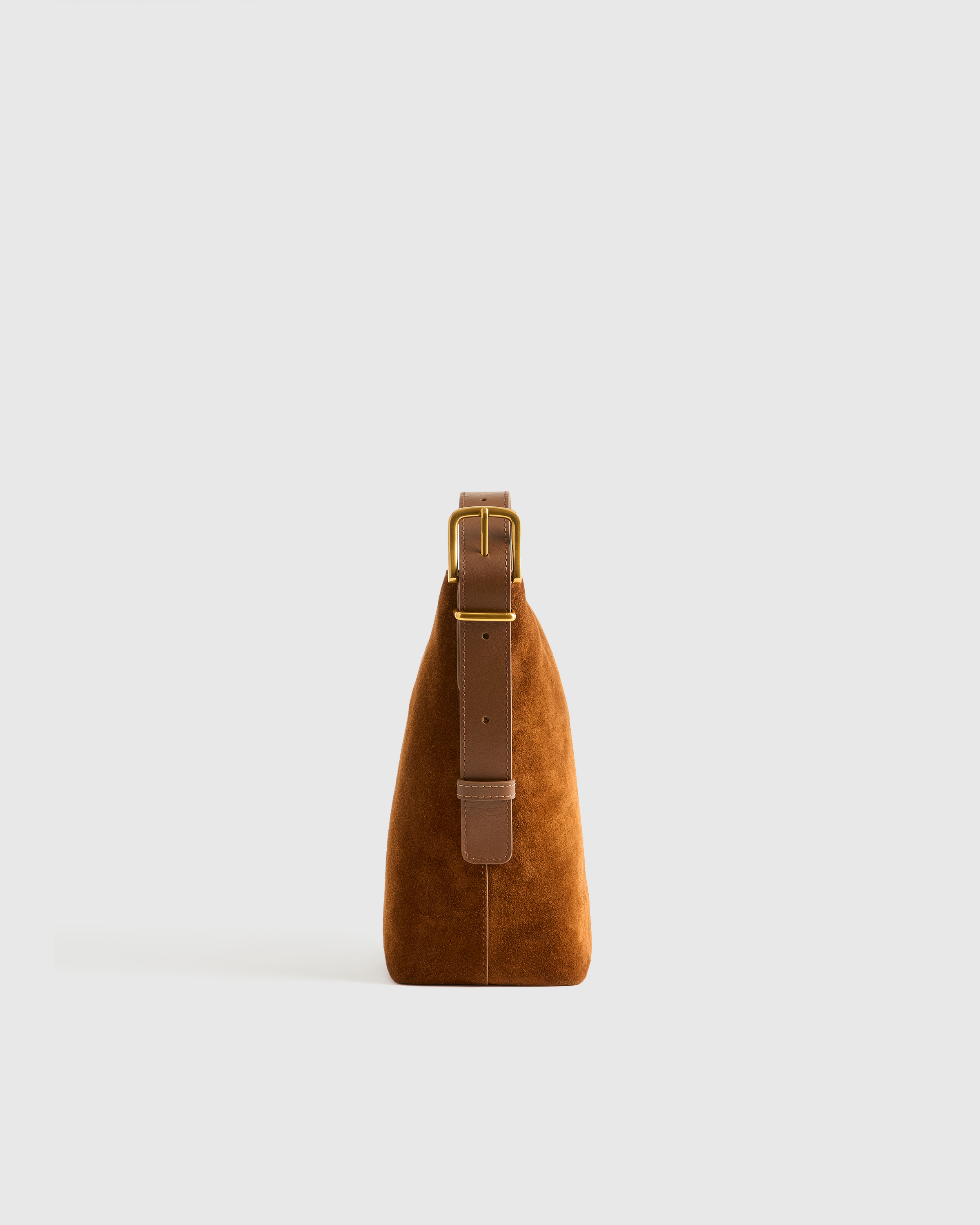 Italian Suede Bucket Crossbody — Image 36