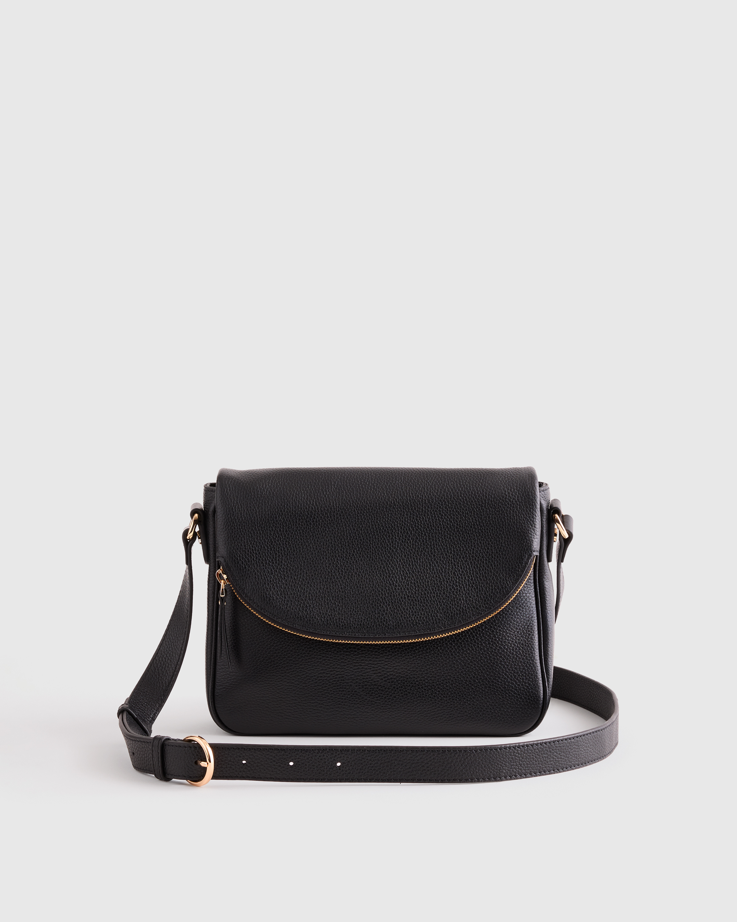 Italian Leather Foldover Crossbody — Image 10