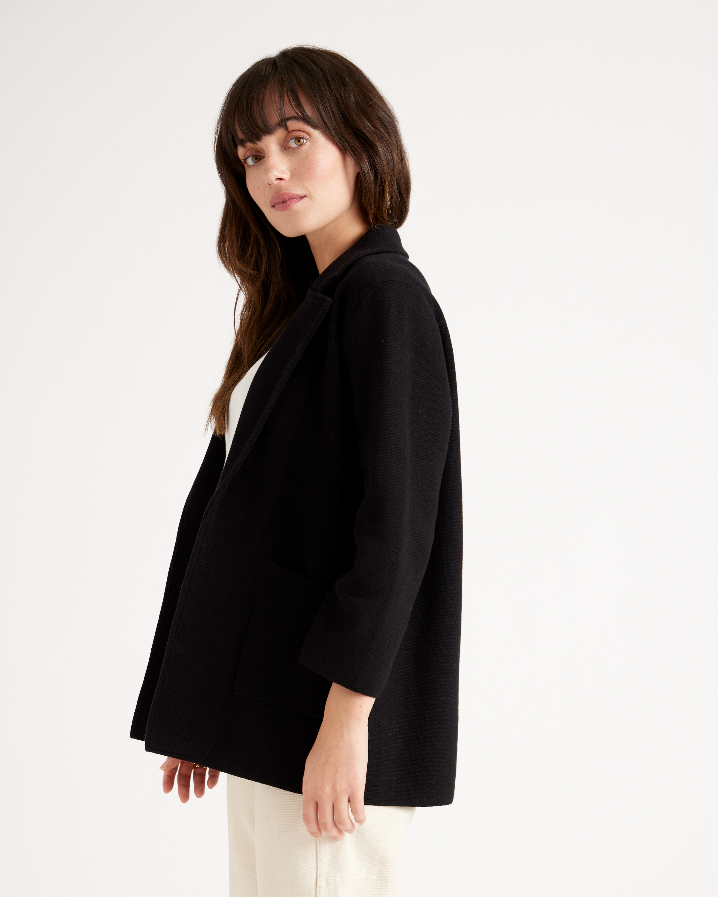 100% Organic Cotton Knit Blazer — Image 21