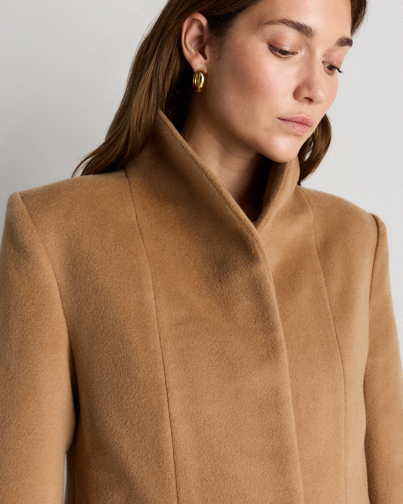 Wool Cashmere Cocoon Coat — Image 5