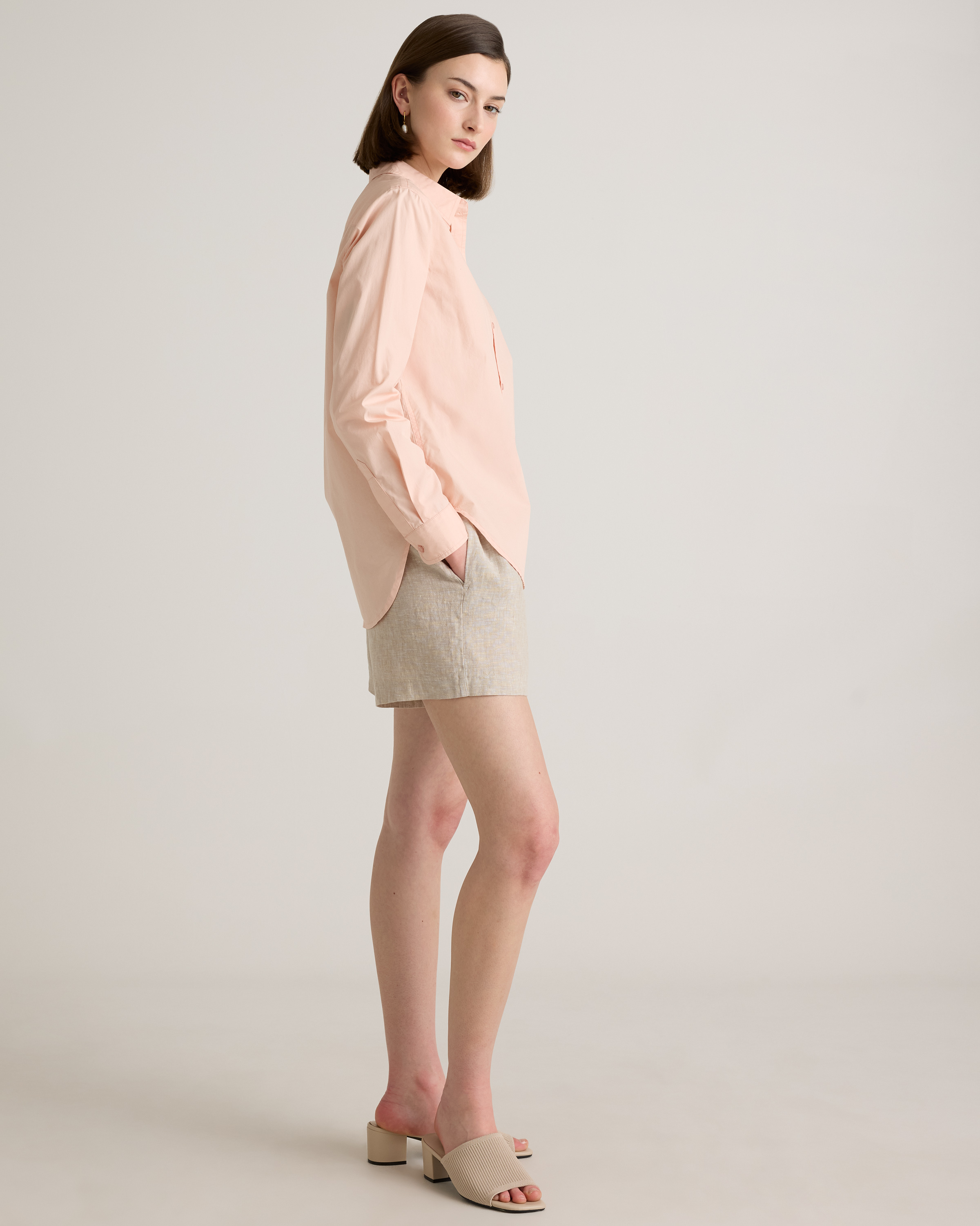 100% Organic Cotton Poplin Long Sleeve Shirt — Image 40