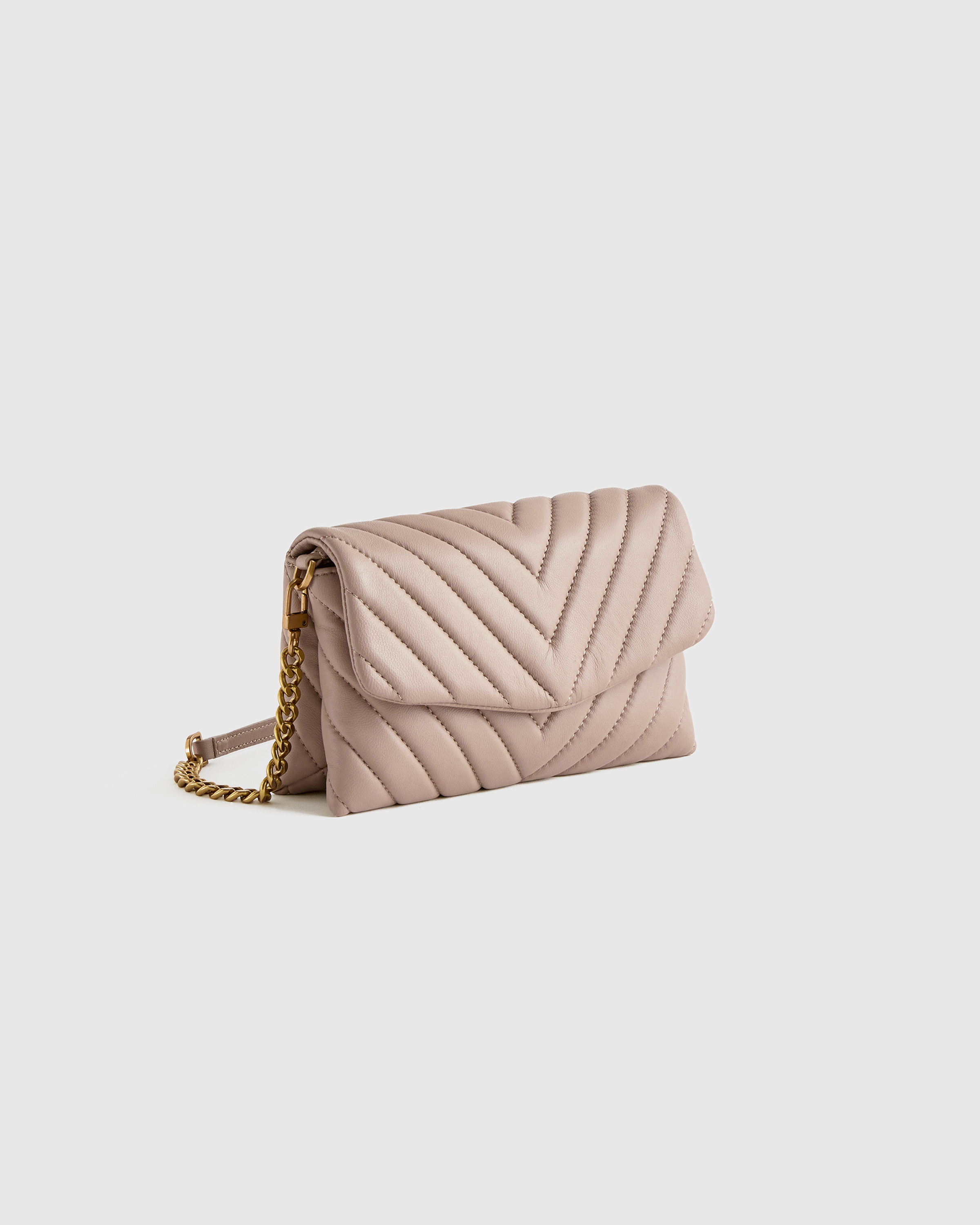 Italian Leather Quilted Wallet Crossbody — Image 24