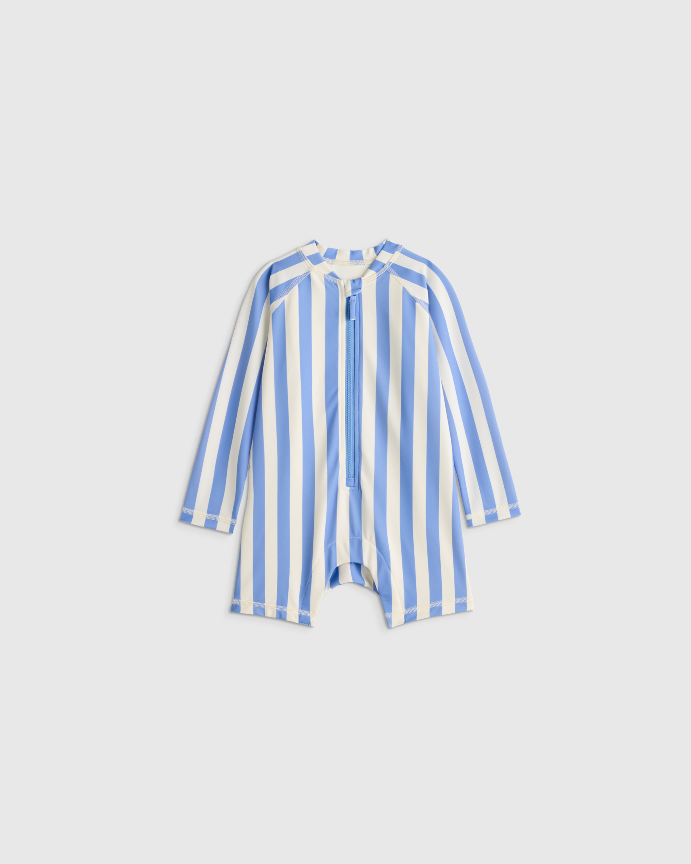 Long Sleeve Zip-Up Rash Guard One-Piece — Image 25