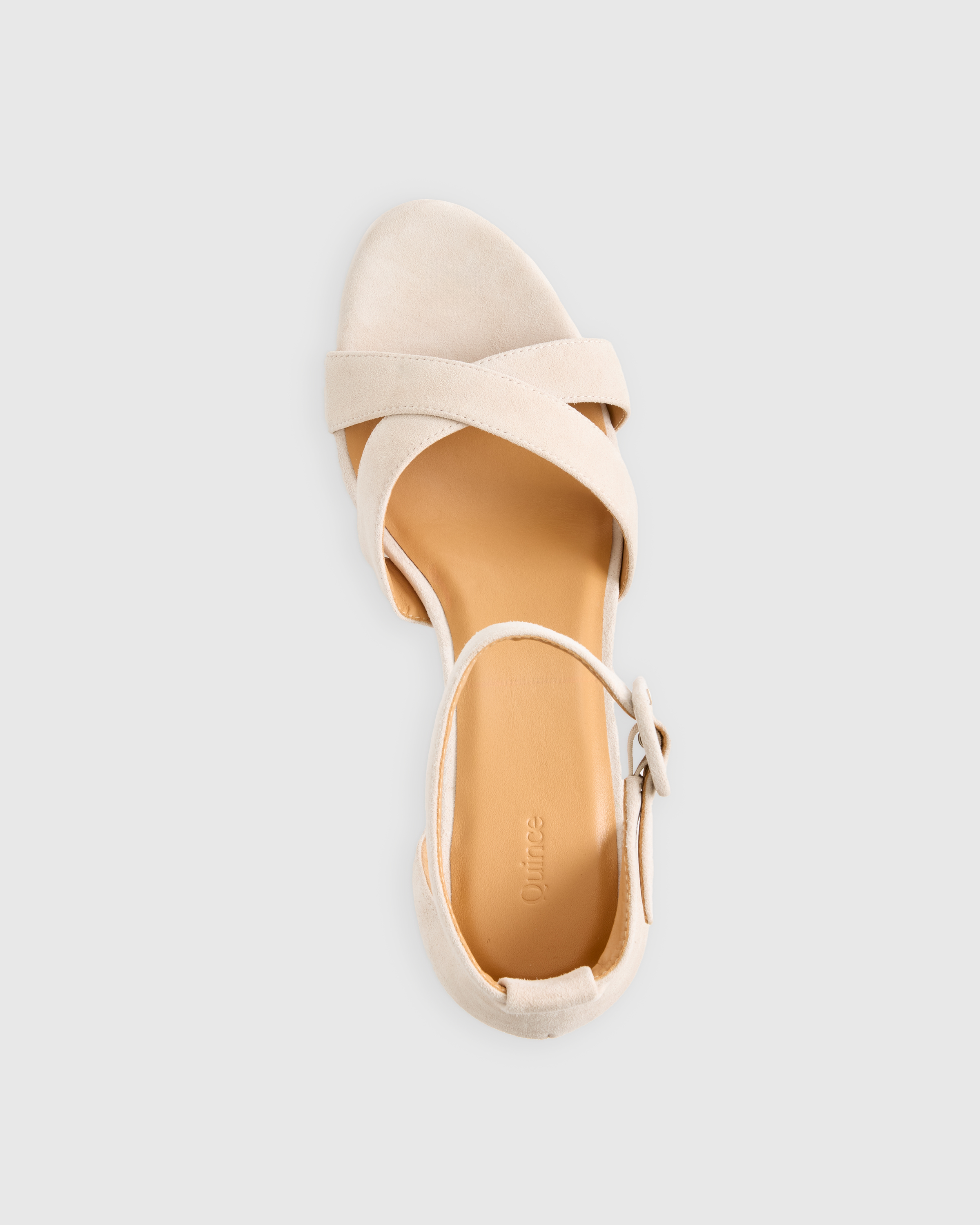 Italian Leather Crisscross Platform Sandal — Image 5