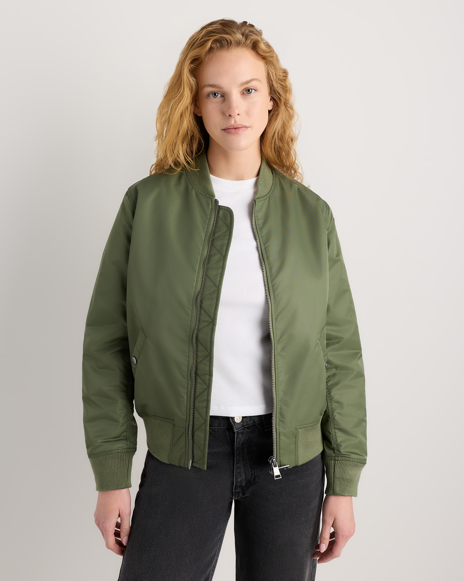 Flight Nylon Bomber Jacket — Image 11
