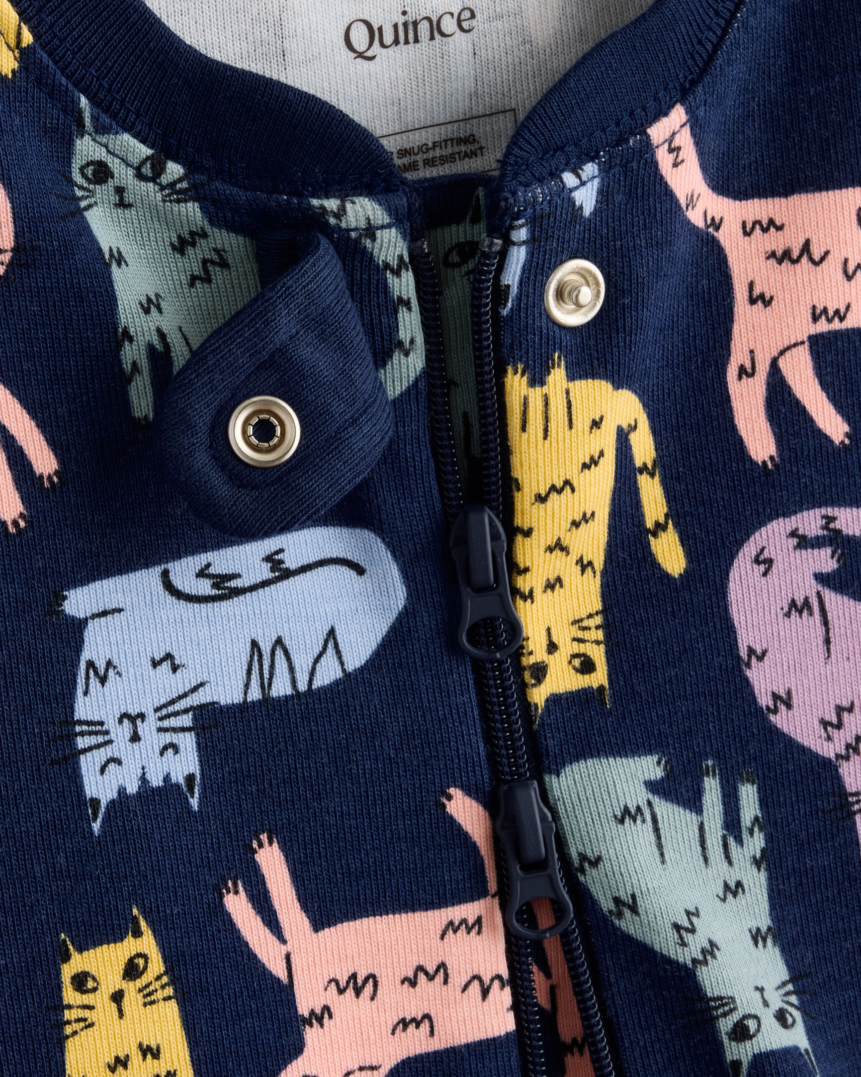 100% Organic Cotton Footie Pajama — Image 12