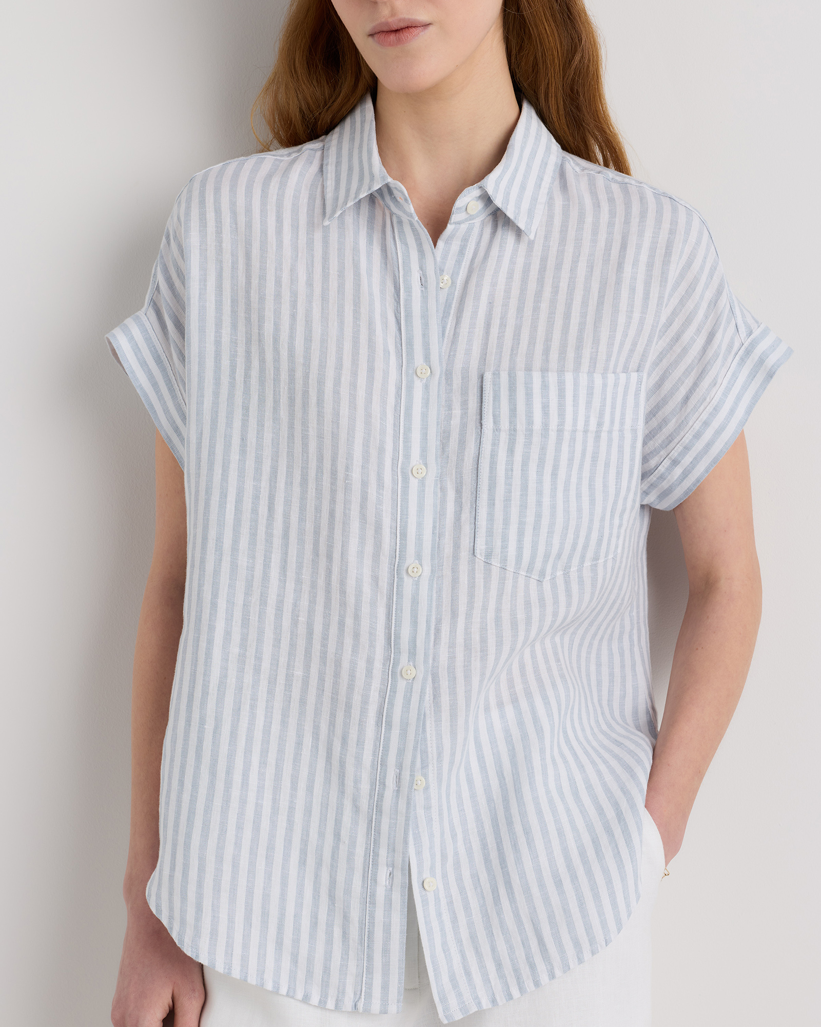 100% European Linen Camp Shirt — Image 24