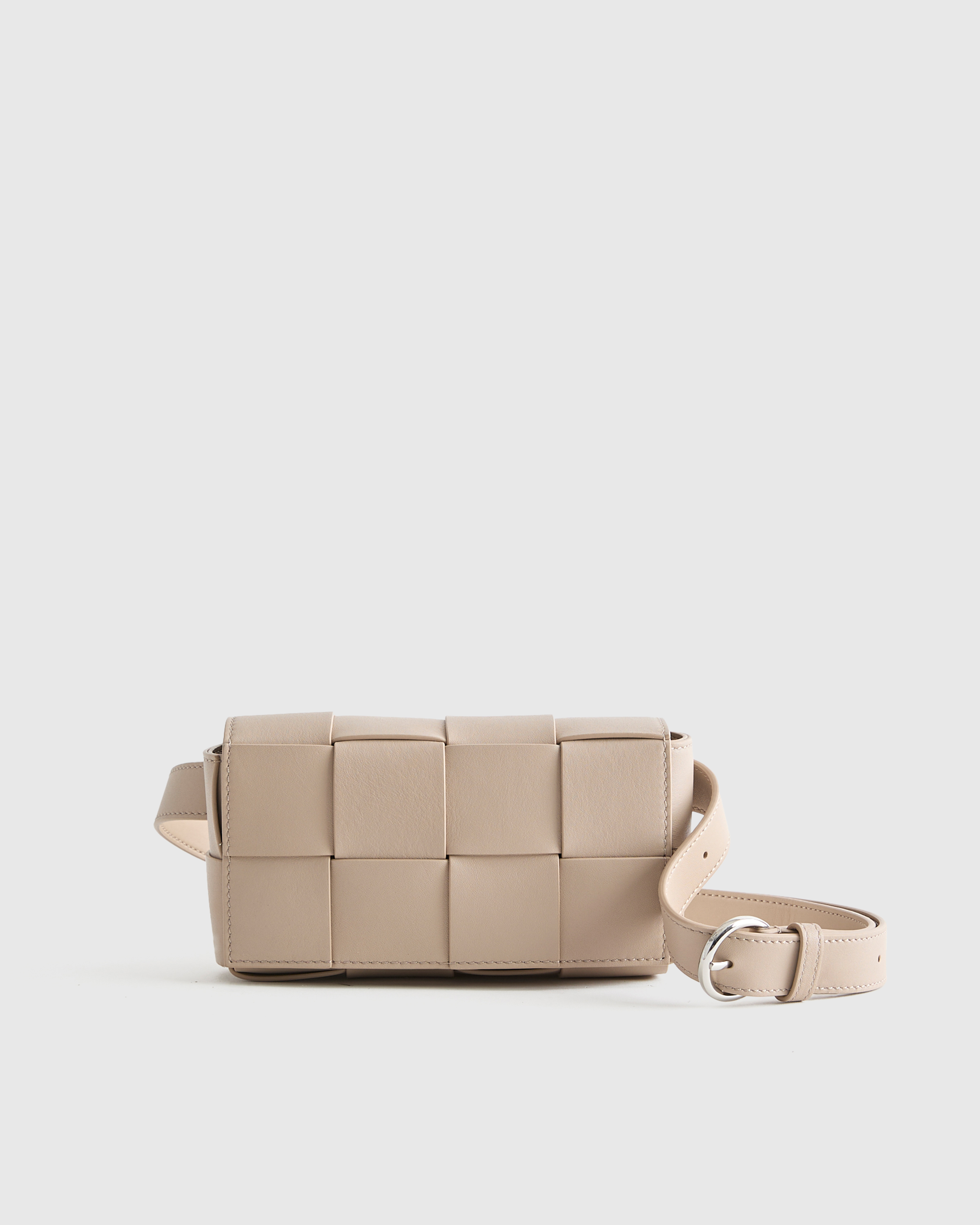 Italian Leather Handwoven Box Belt Bag — Image 20