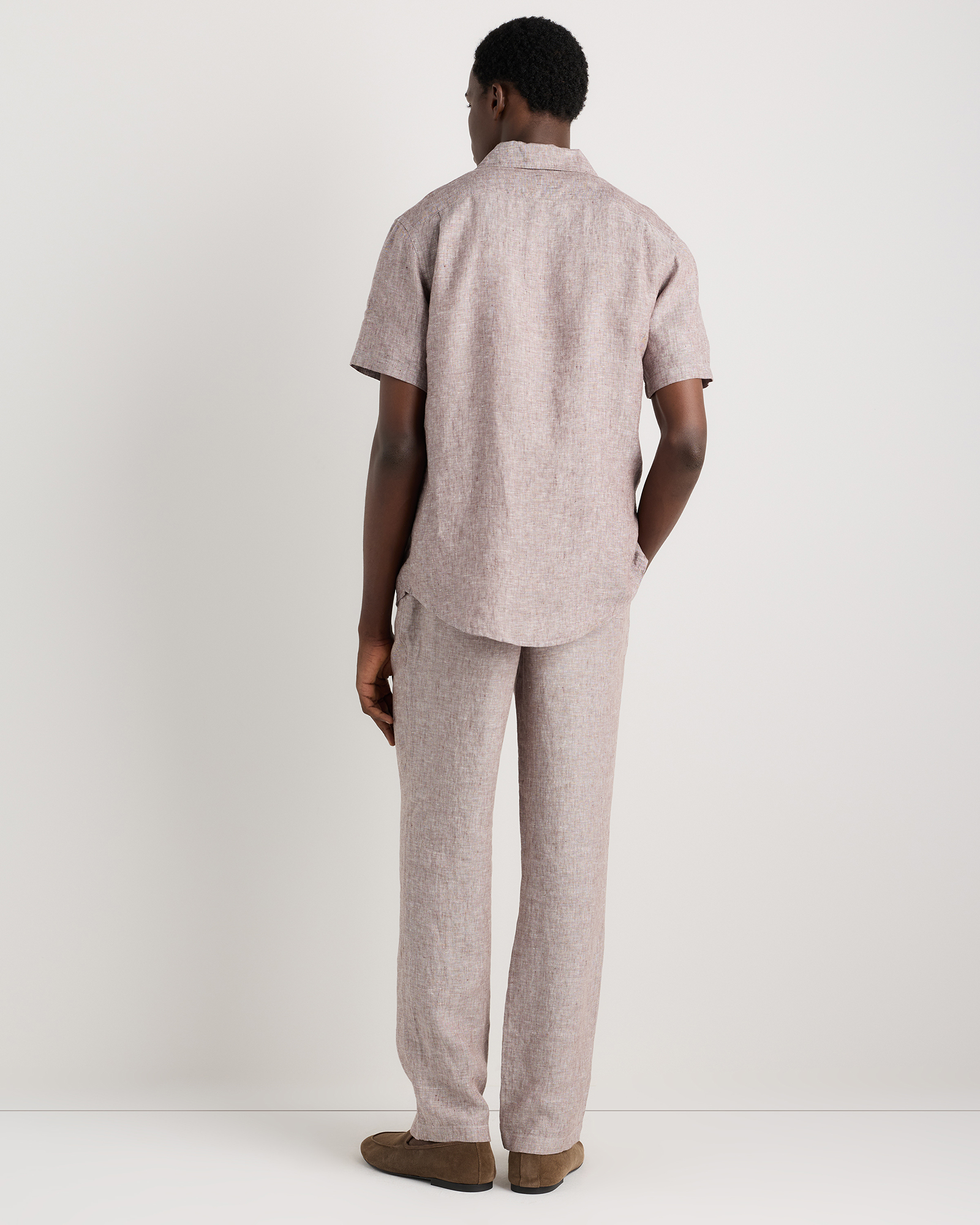 100% European Linen Drawstring Beach Pants — Image 29
