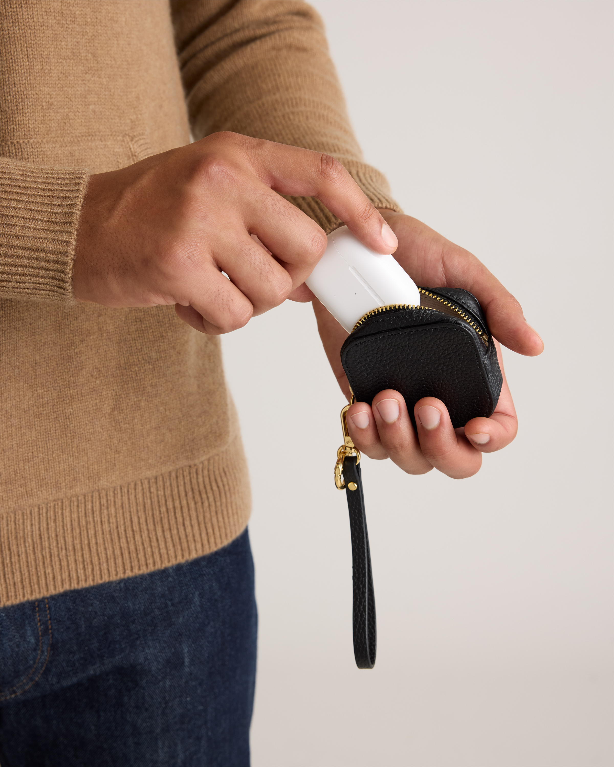 Italian Leather Zip Case — Image 6