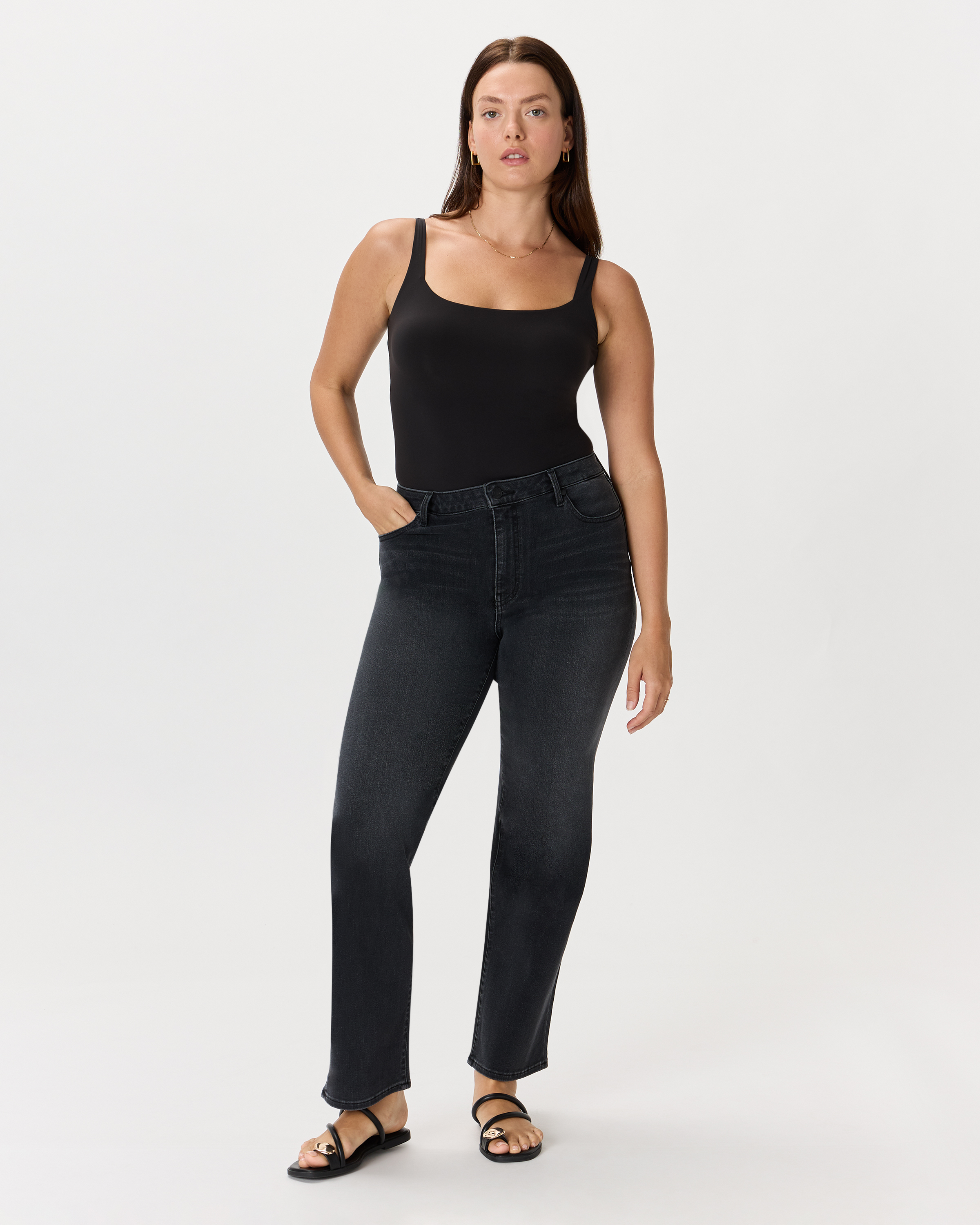Bella Stretch Straight Jeans — Image 96